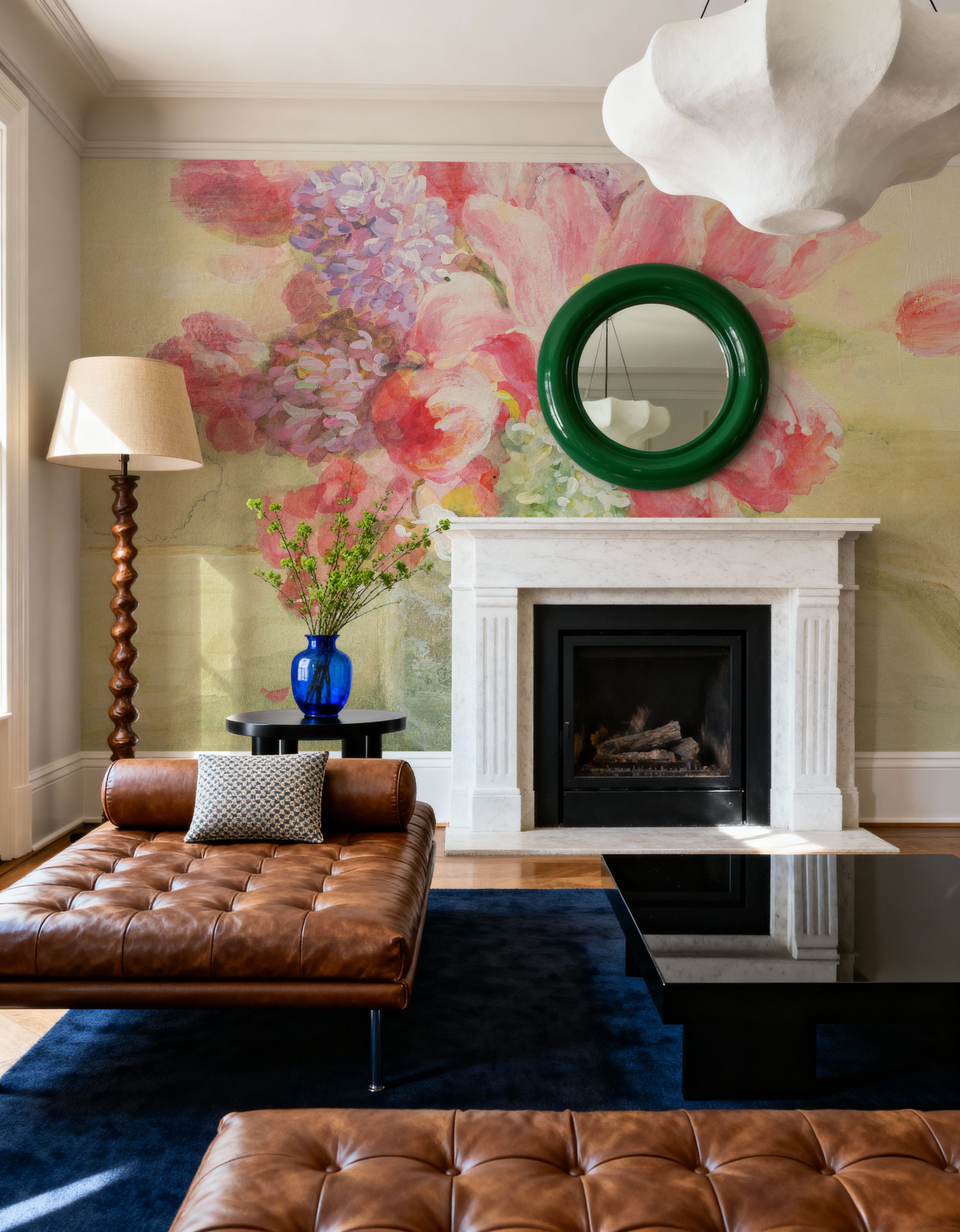 Tulips and Hyacinths on White