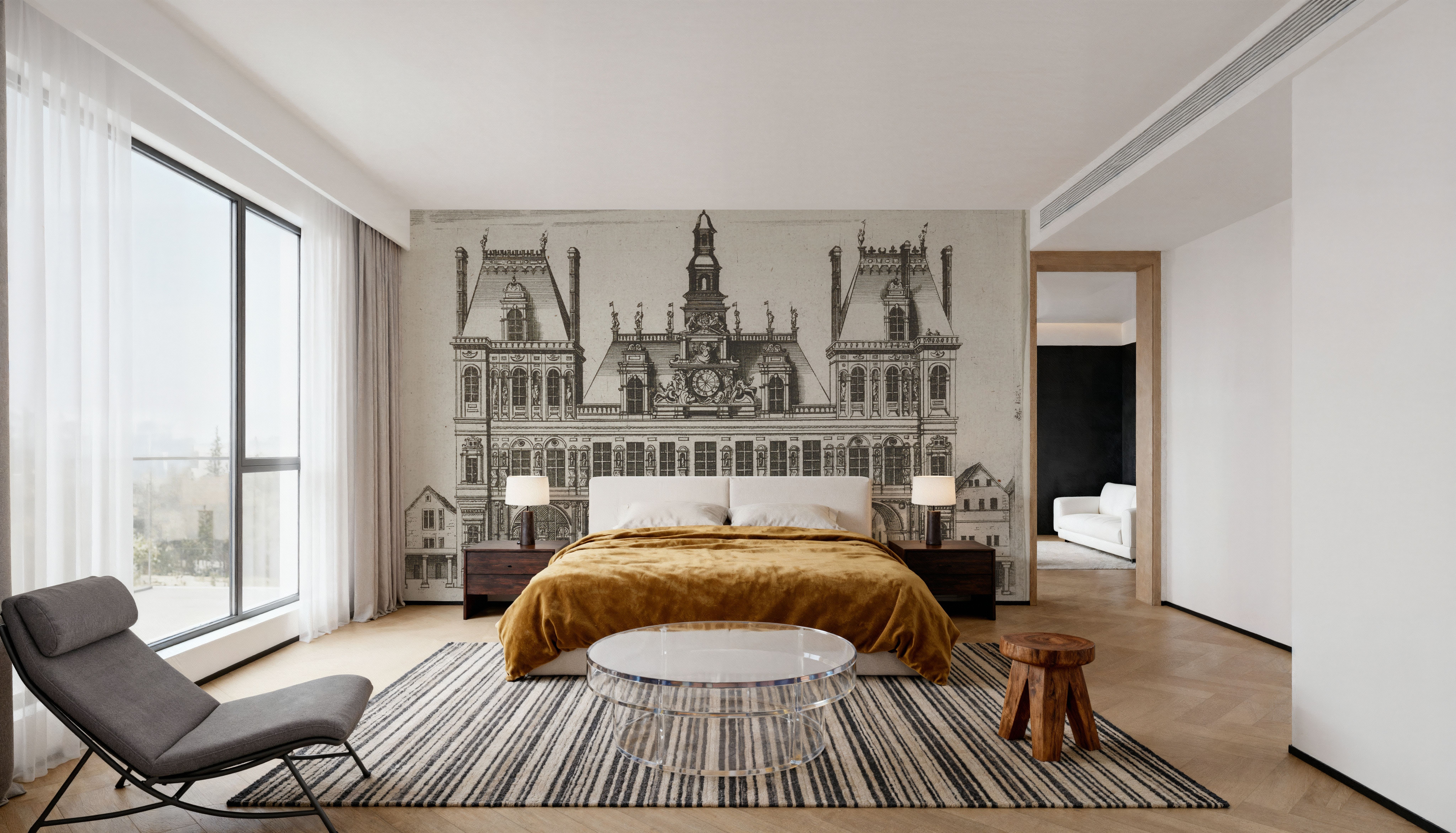 L'Hostel de Ville de Paris, Wallpaper