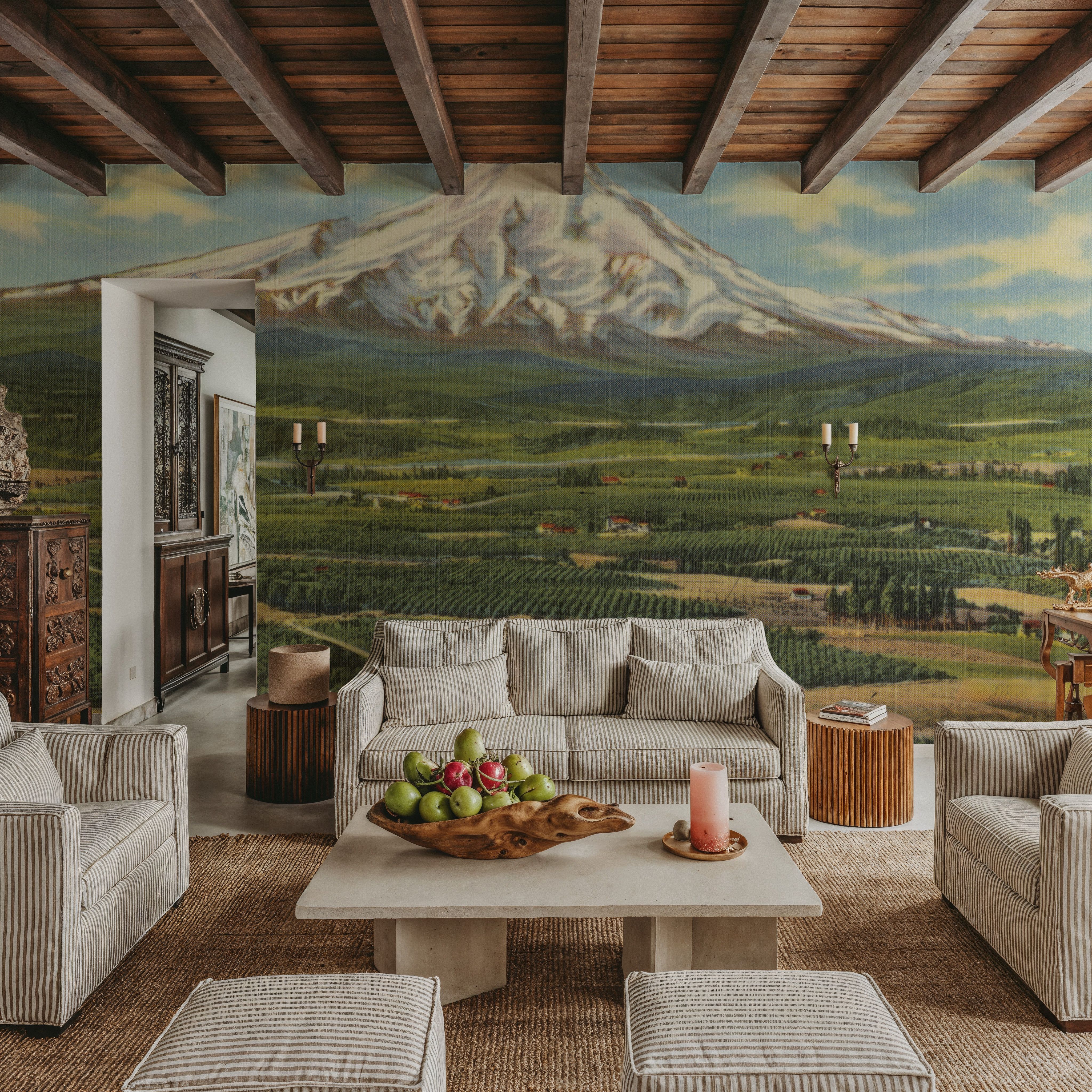 Mt. Hood - Screenprint Postcard