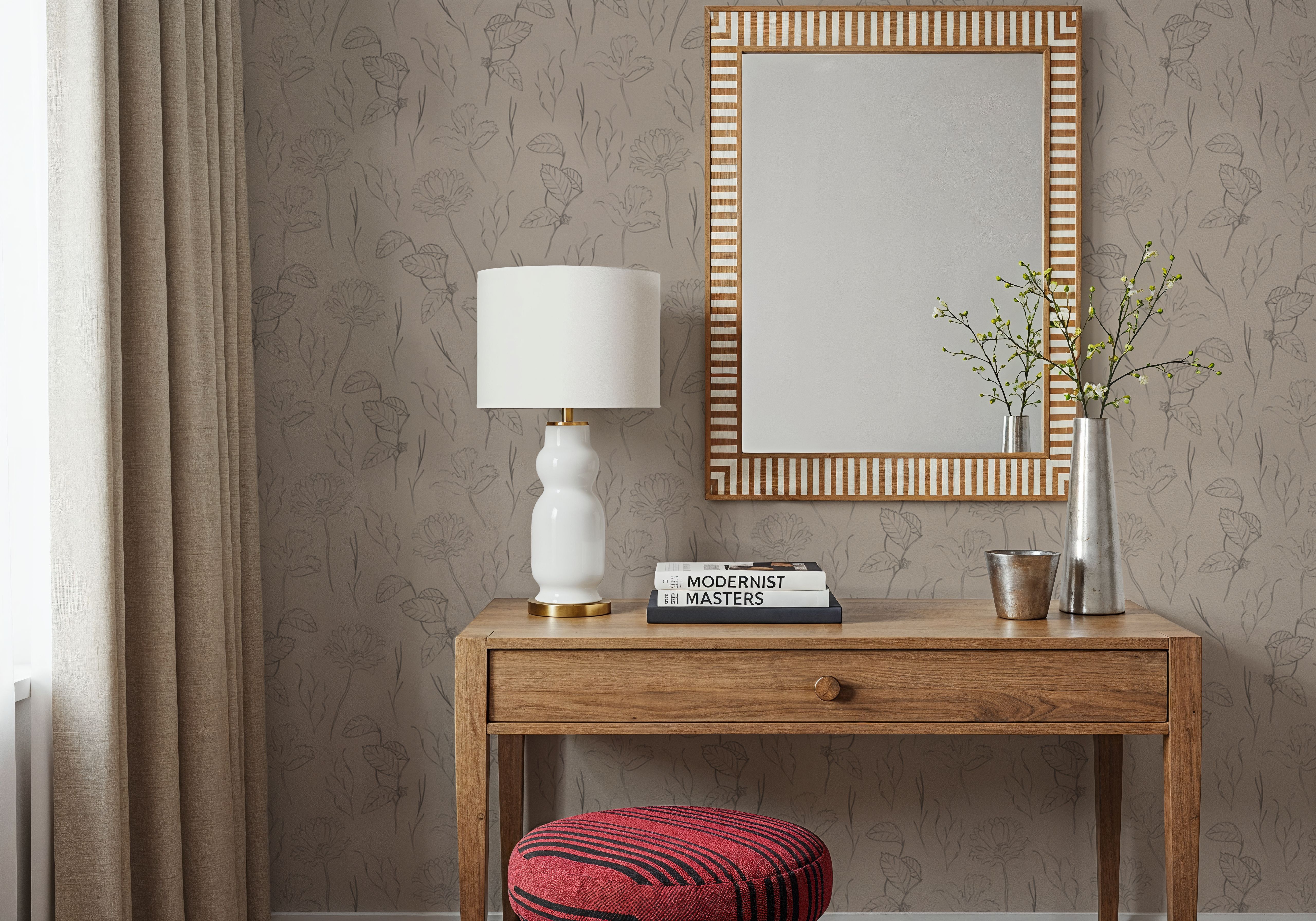 Botanical Study Beige