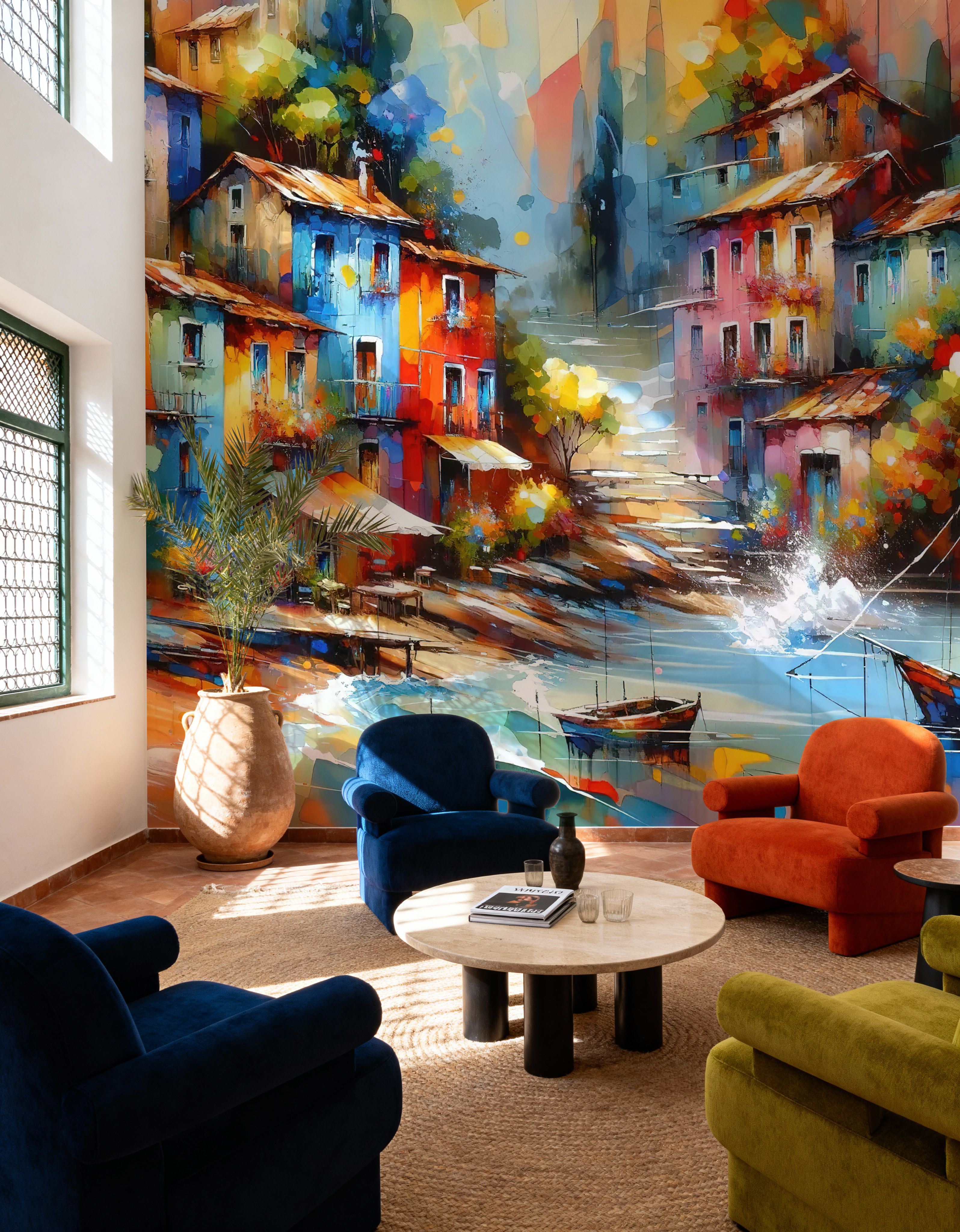 Vibrant Seaside Life