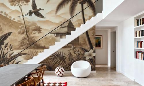 Bird Among Palms