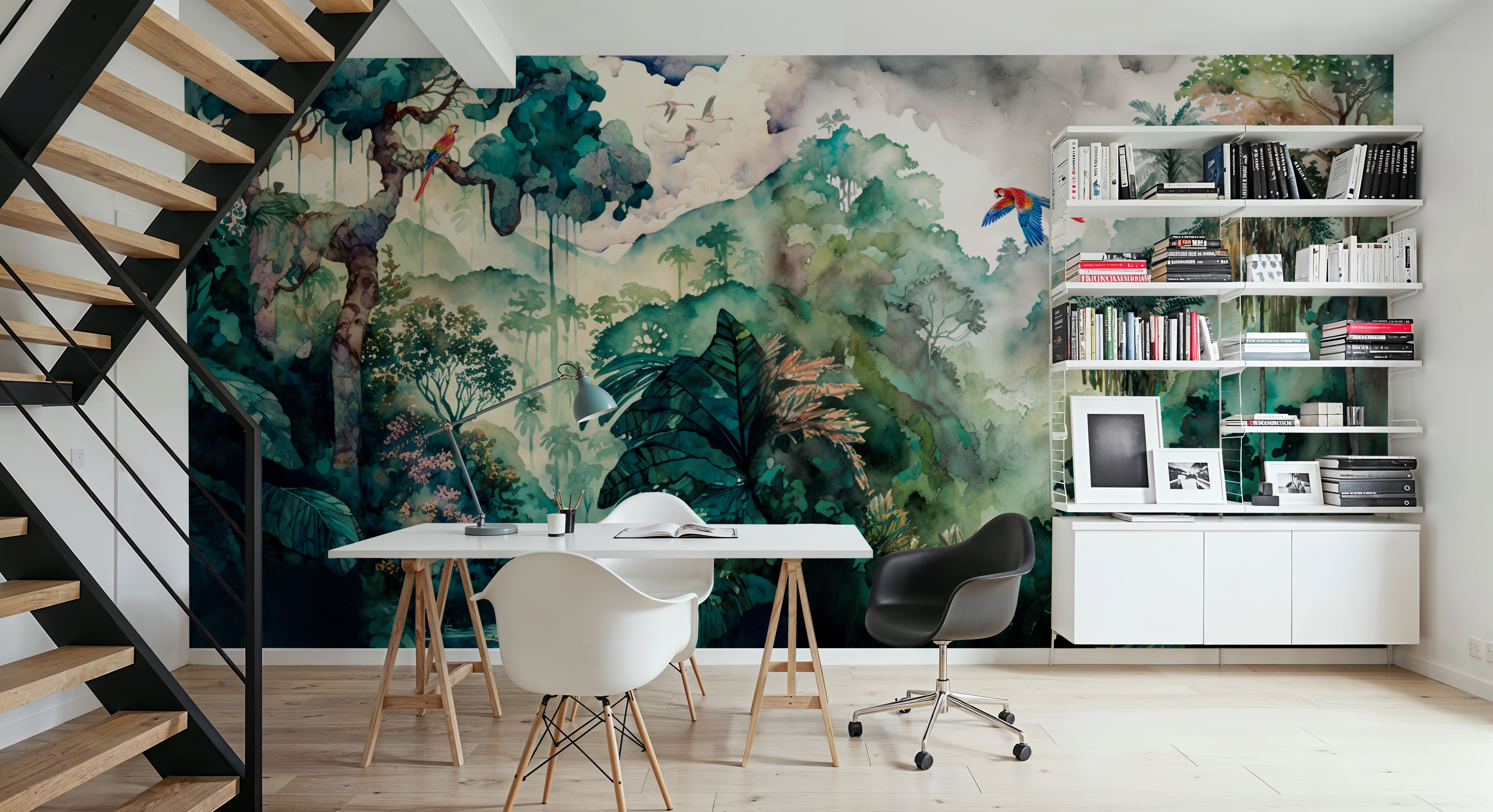 Parrot Grove, Wallpaper