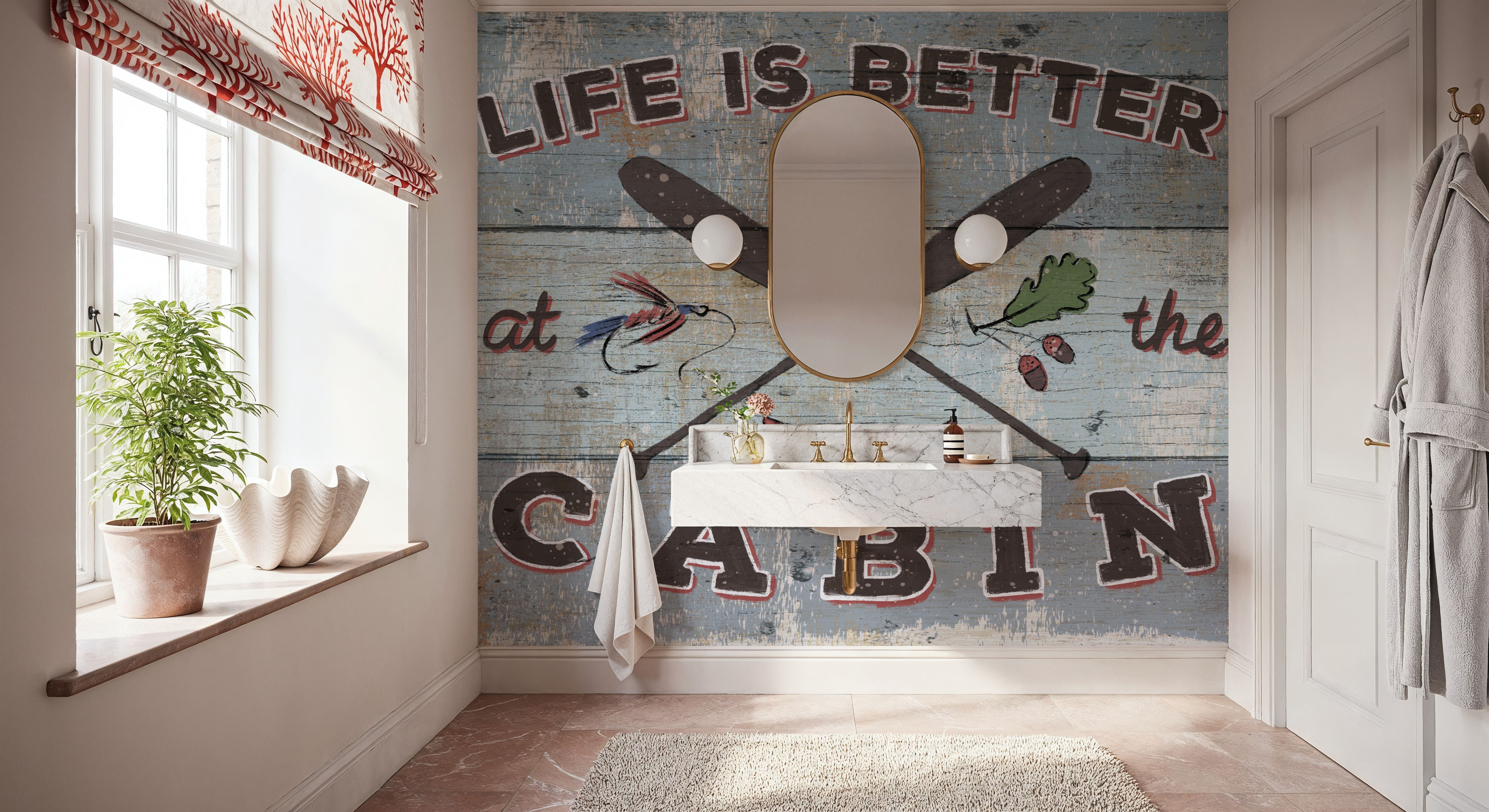 Cabin Fever I, Wallpaper