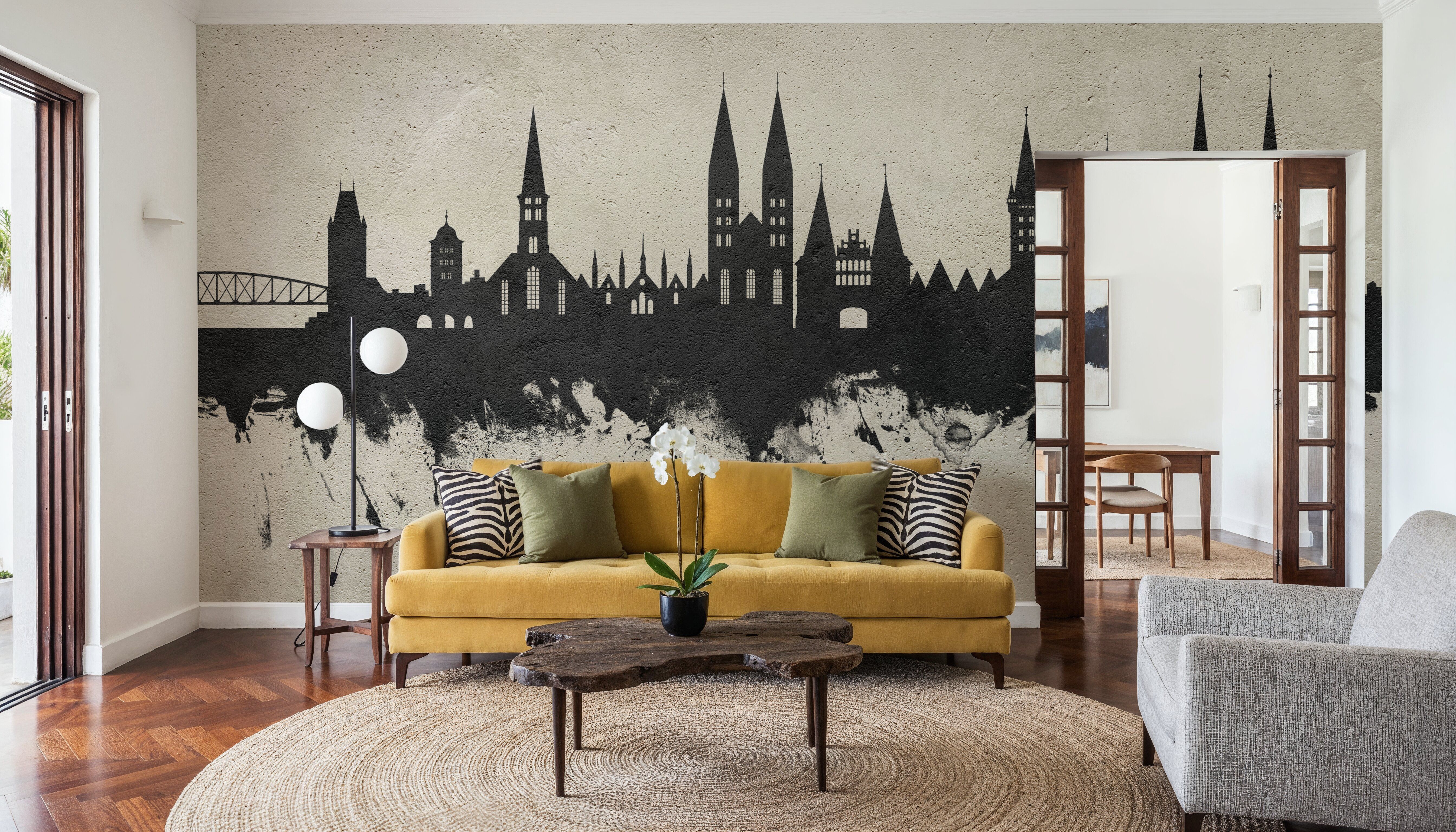 Lubeck Germany Skyline Concrete