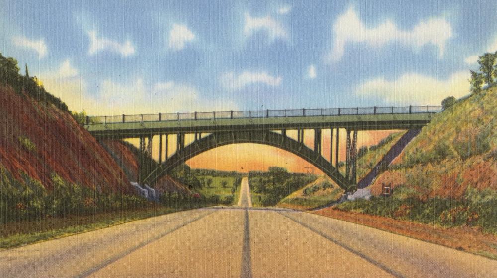 Dodge Highway - Screenprint Postcard