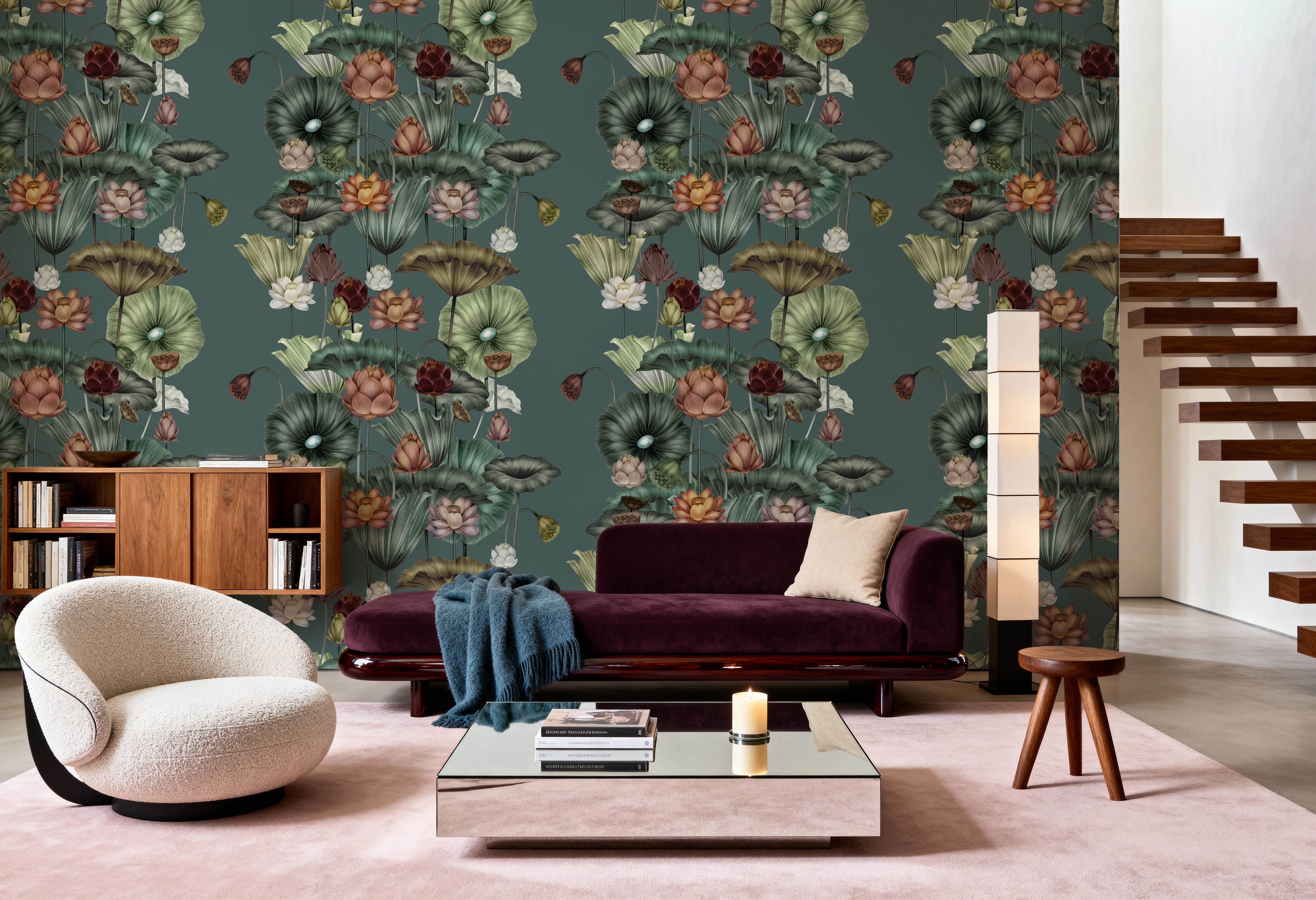 Magical Lotus, Laurel, Wallpaper