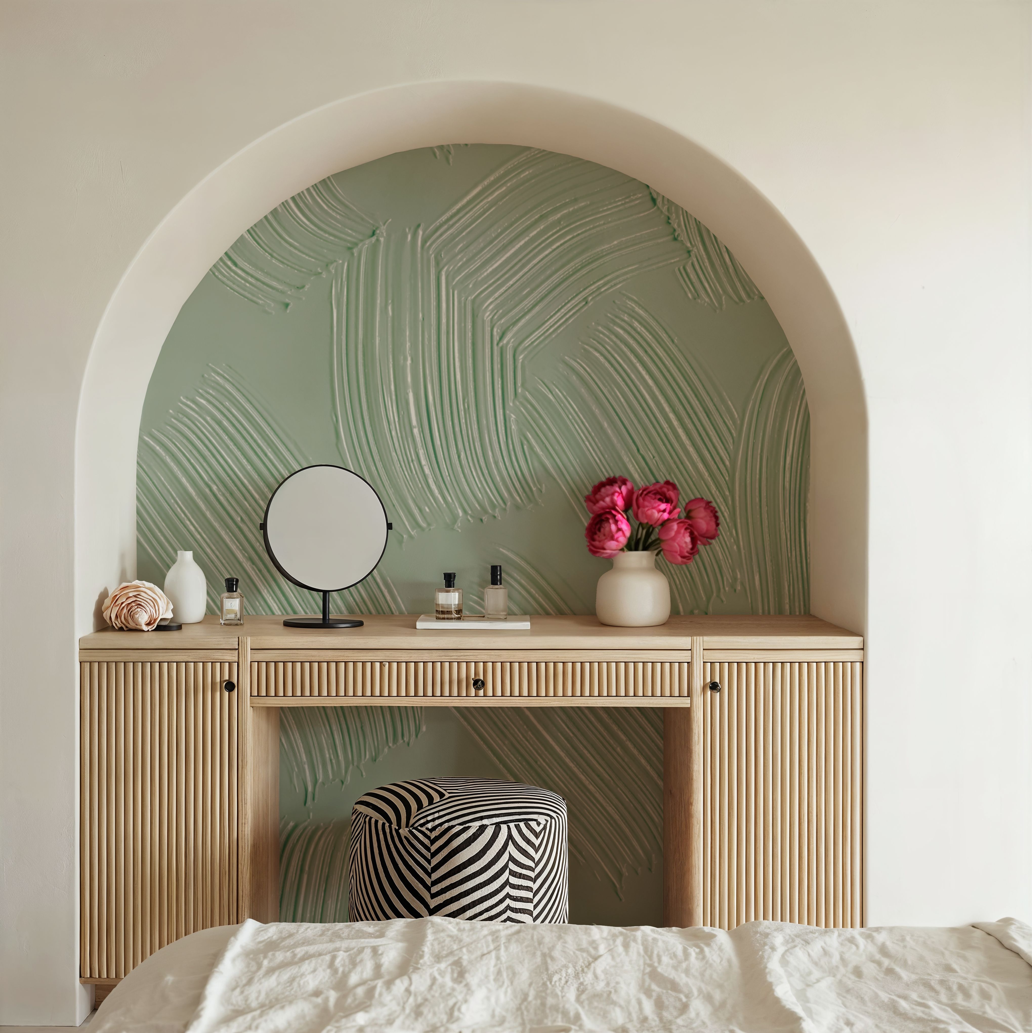 Stylized Brush Strokes, Mint