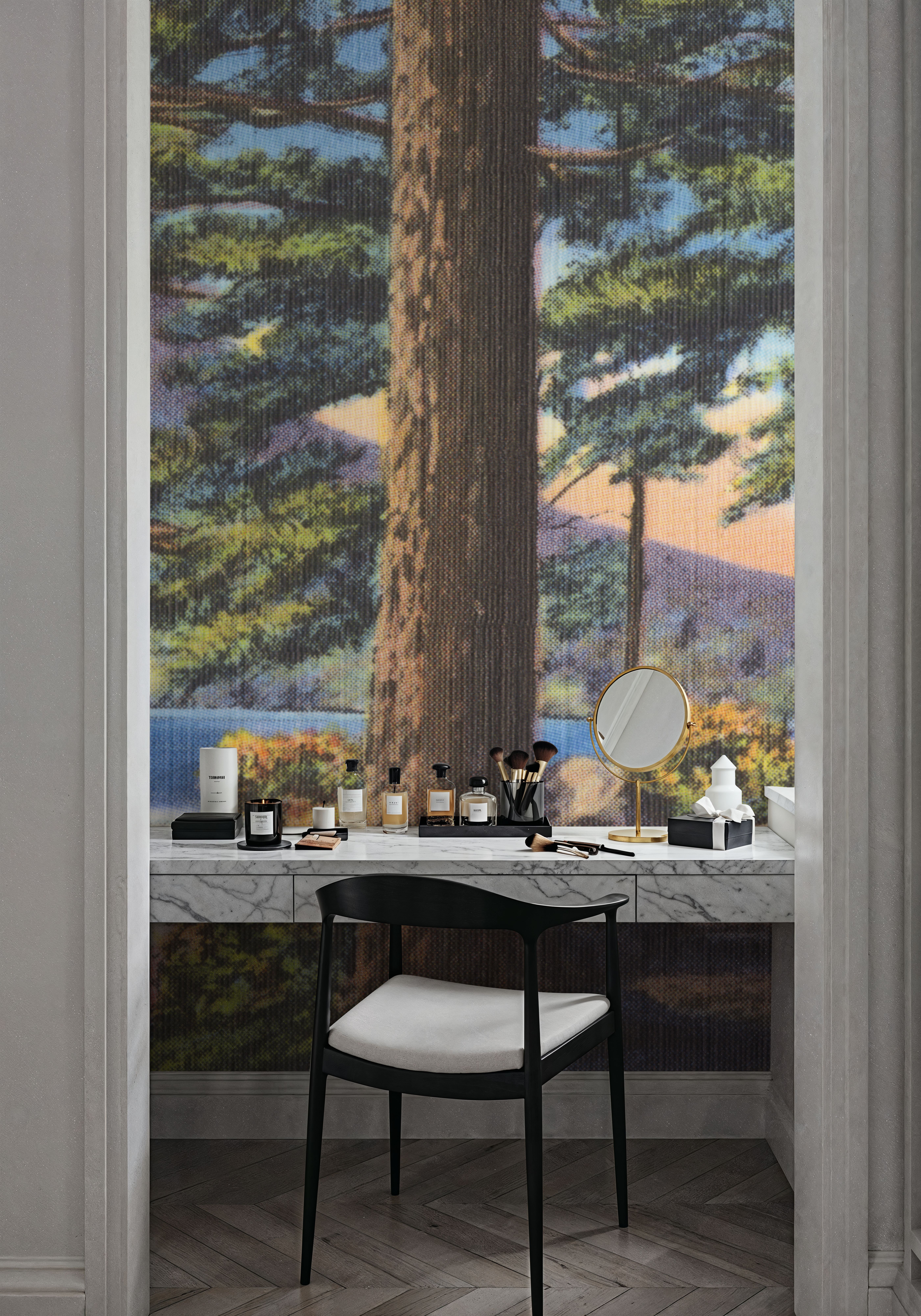 Pine Views - Screenprint Postcard