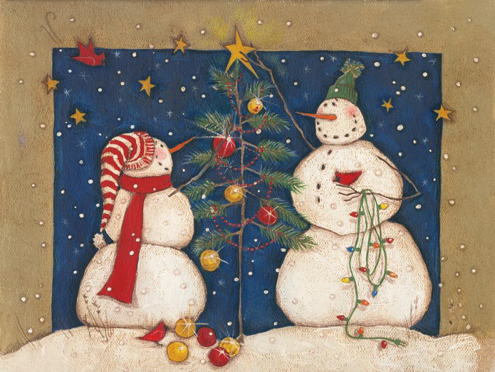 Seasonal Snowman XII