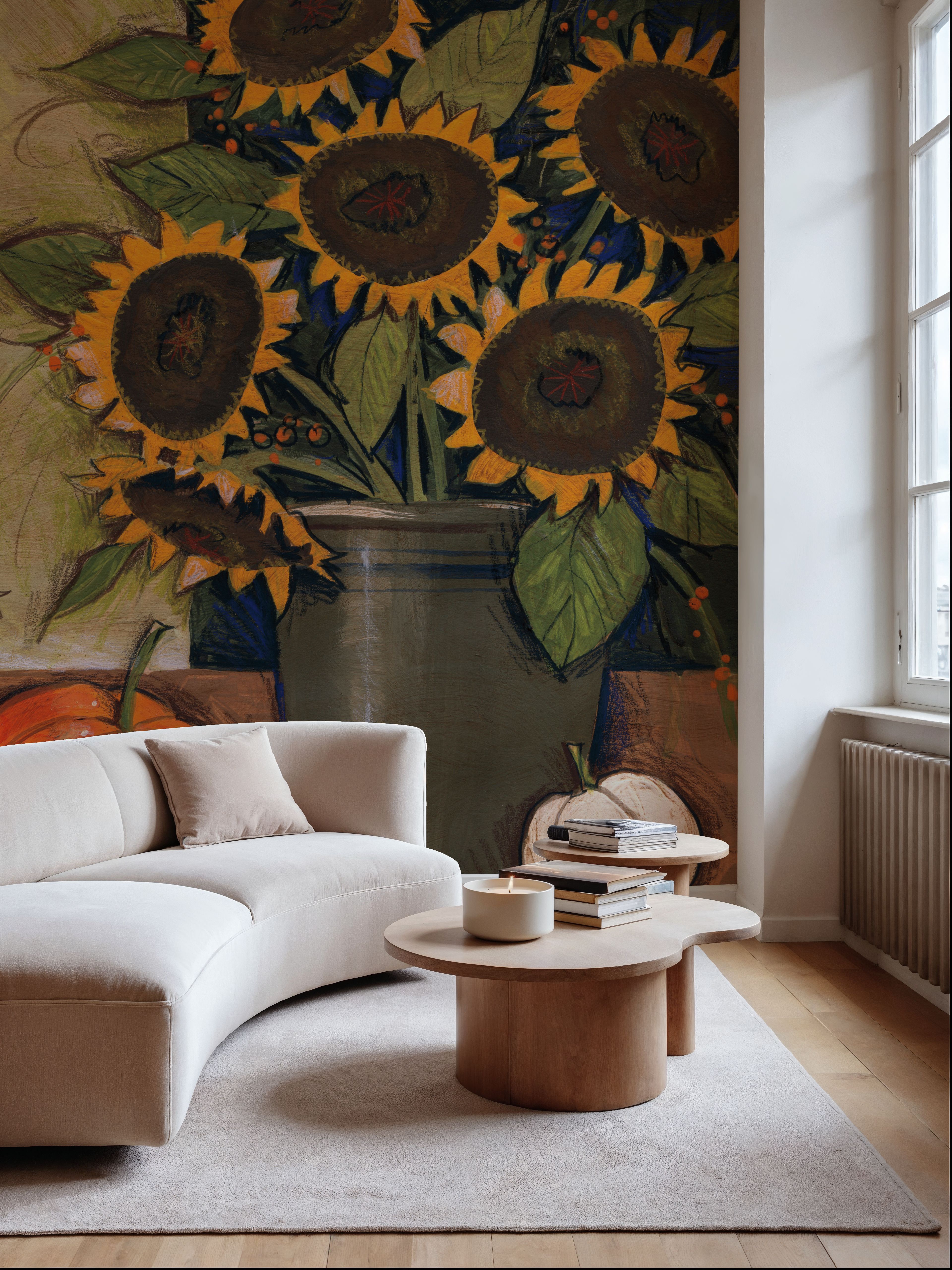 Sunflower Crock