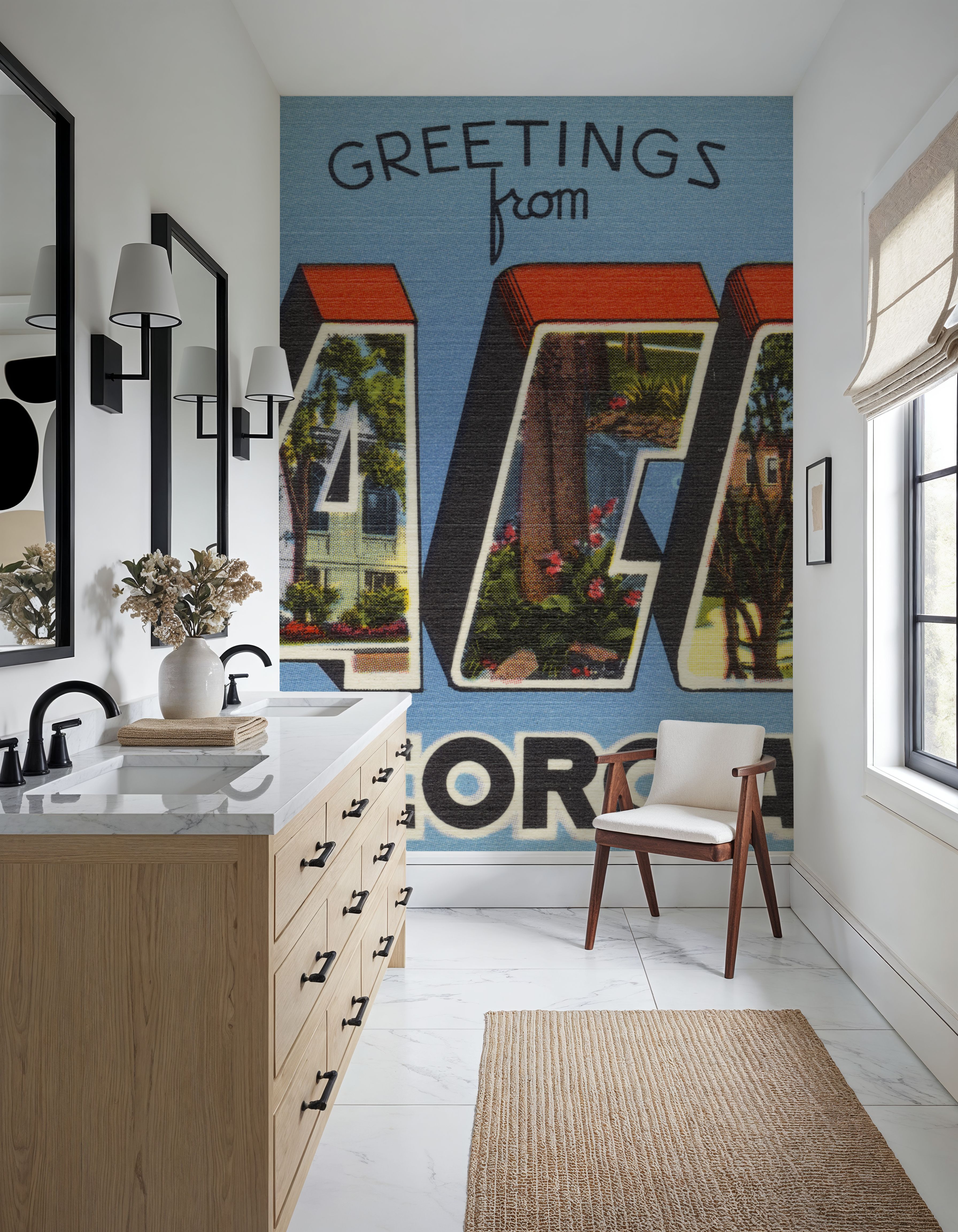Greetings from Macon - Screenprint Postcard