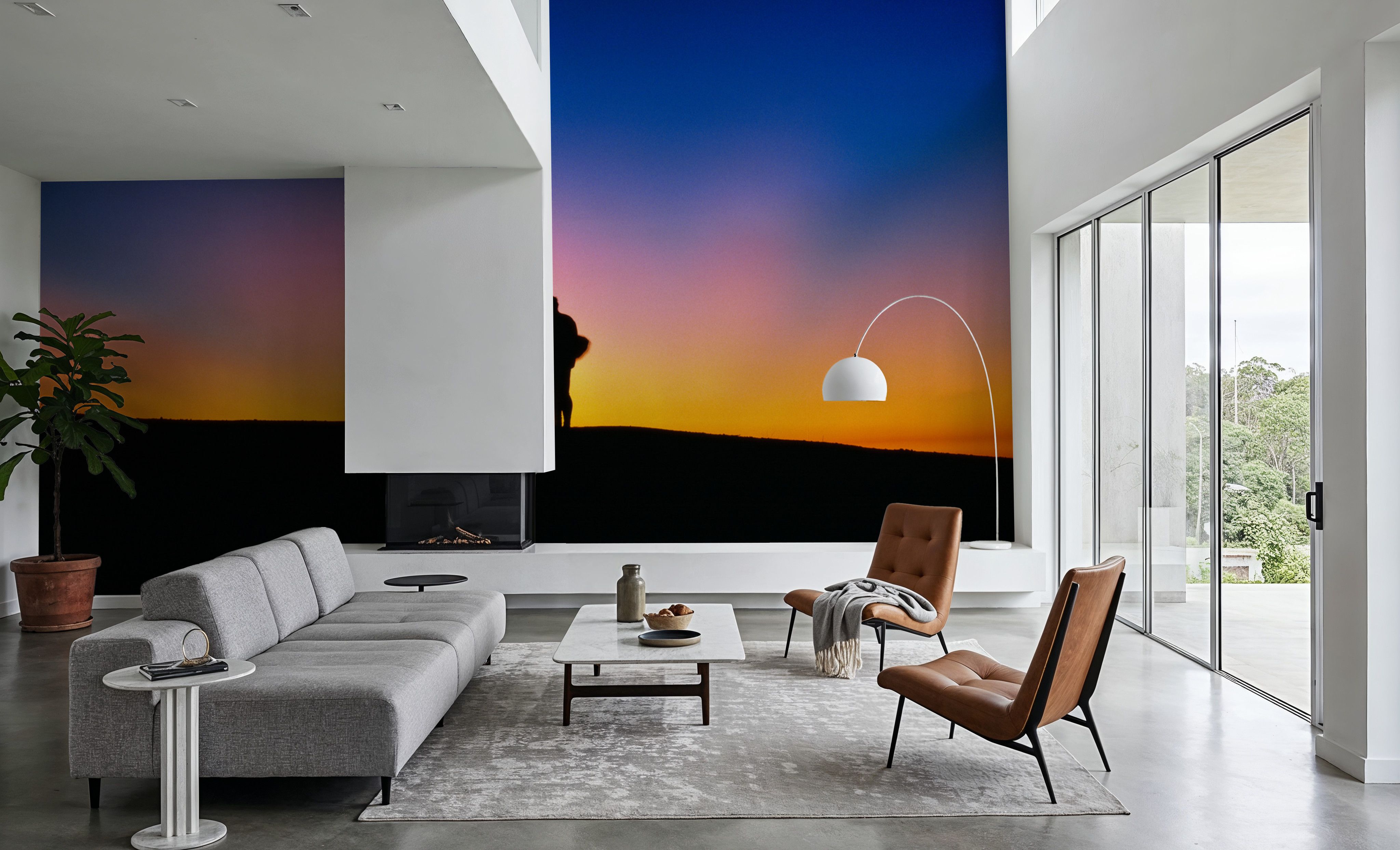 Sunset Surfers, Wallpaper