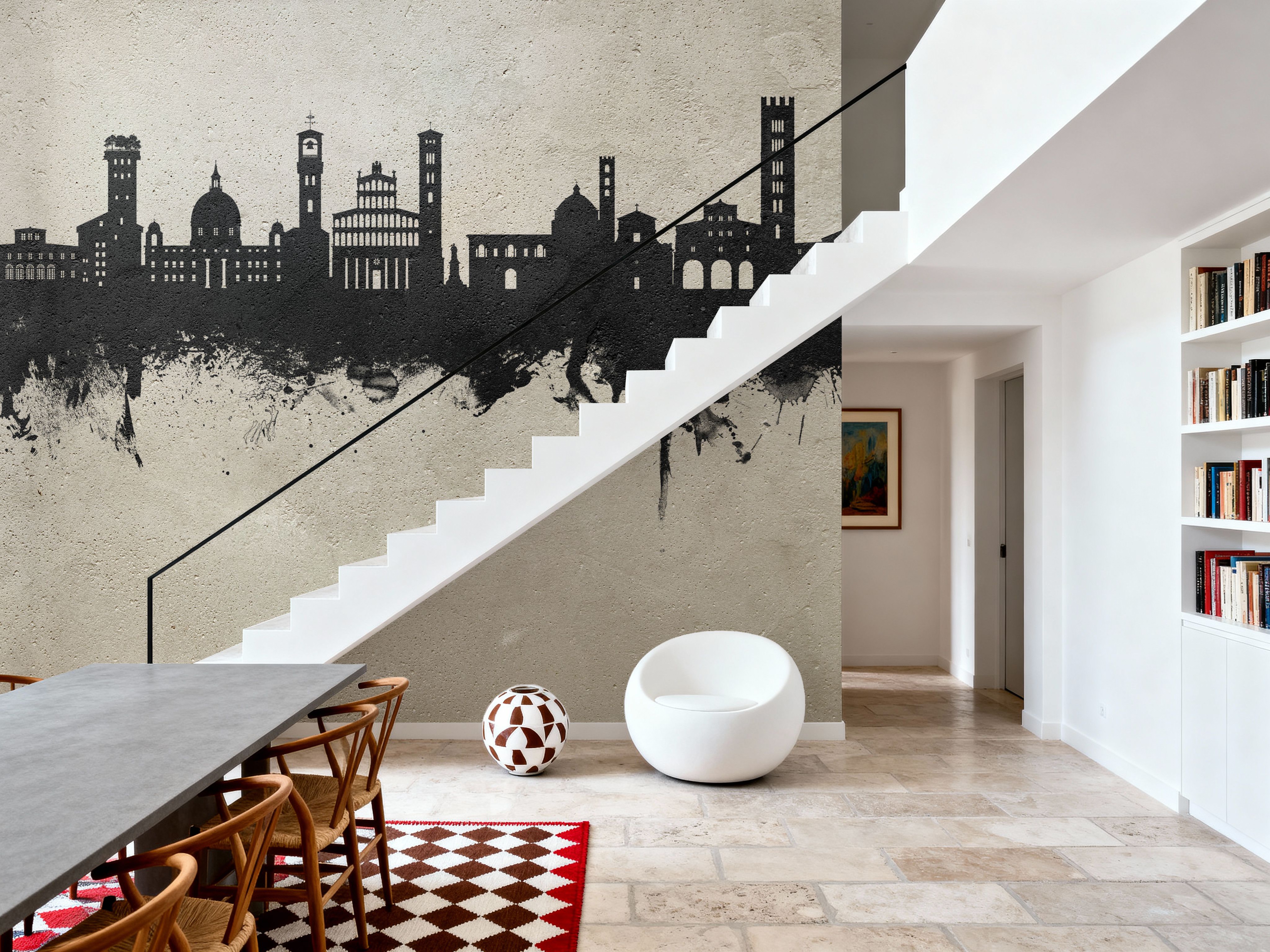 Lucca Italy Skyline Concrete