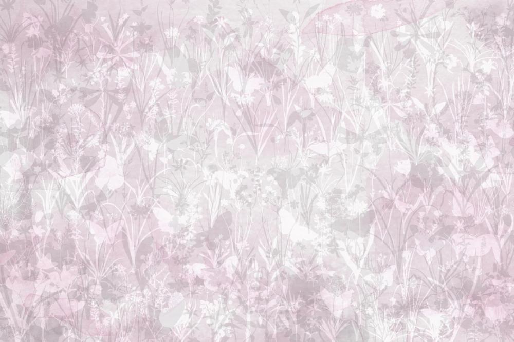 Herbals and Butterflies Double Silhouette Purple