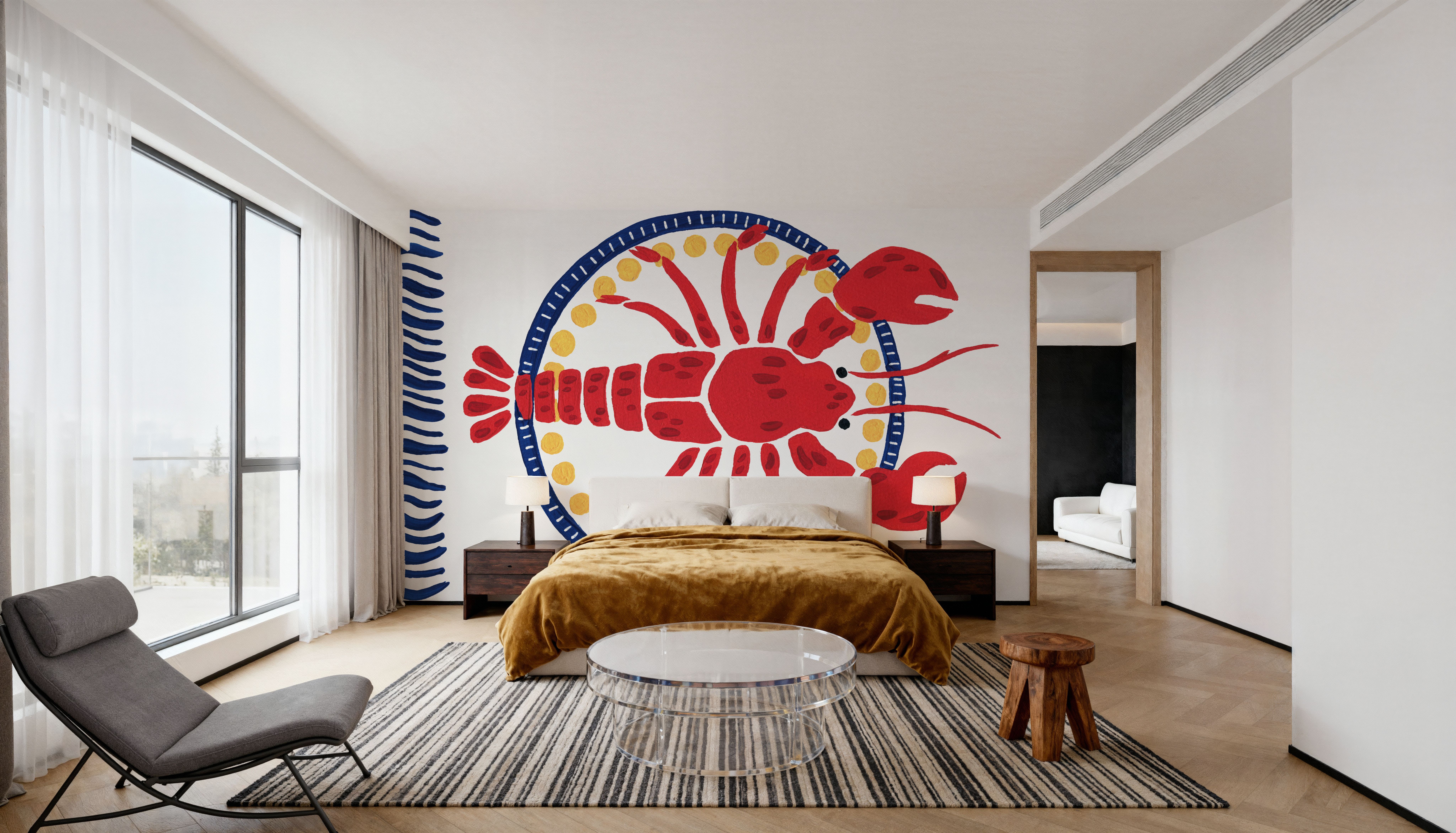 Kitschy Coastal Lobster