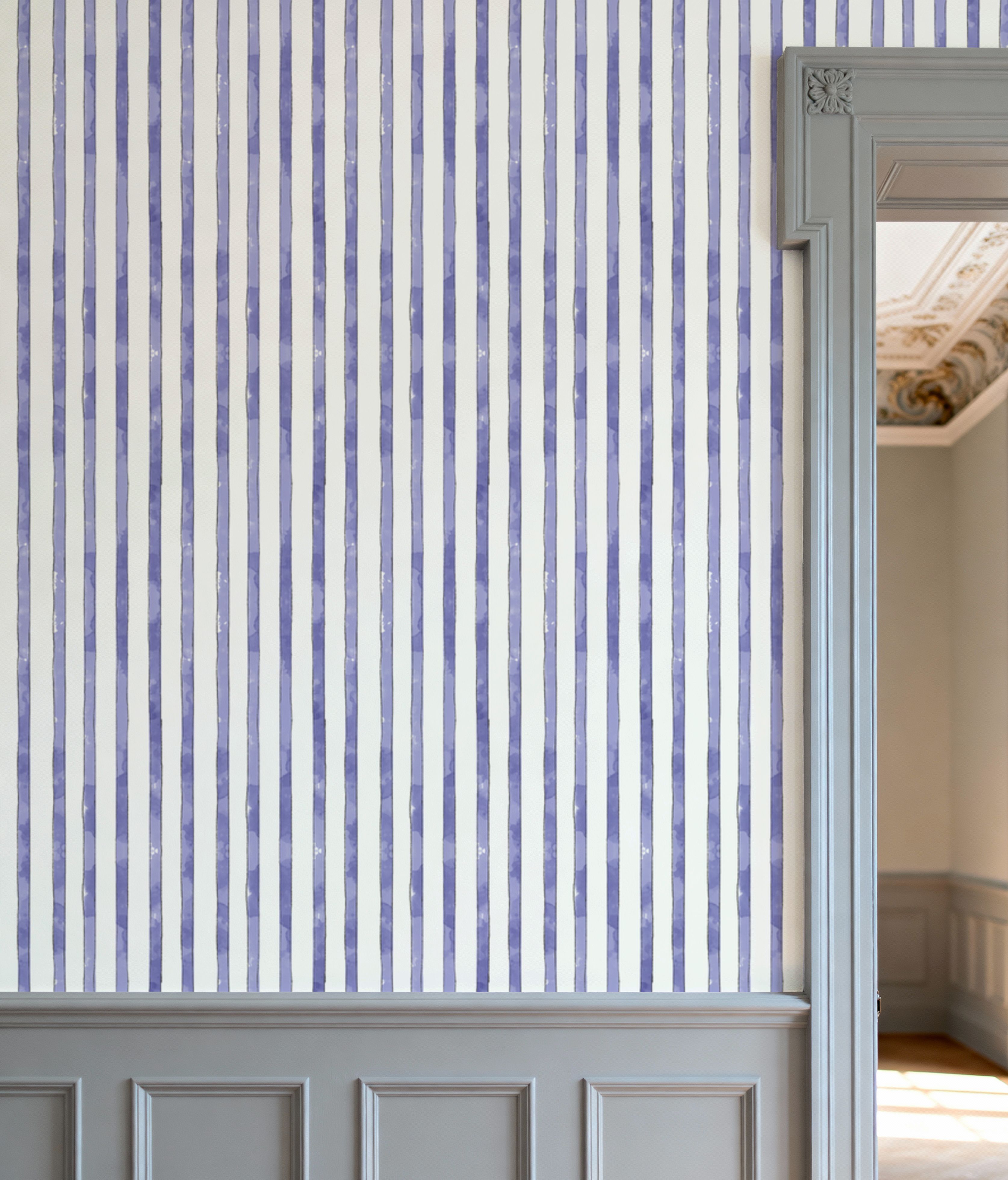 Botanical Blue Lines