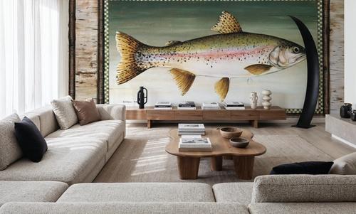Rainbow Trout Birch Border