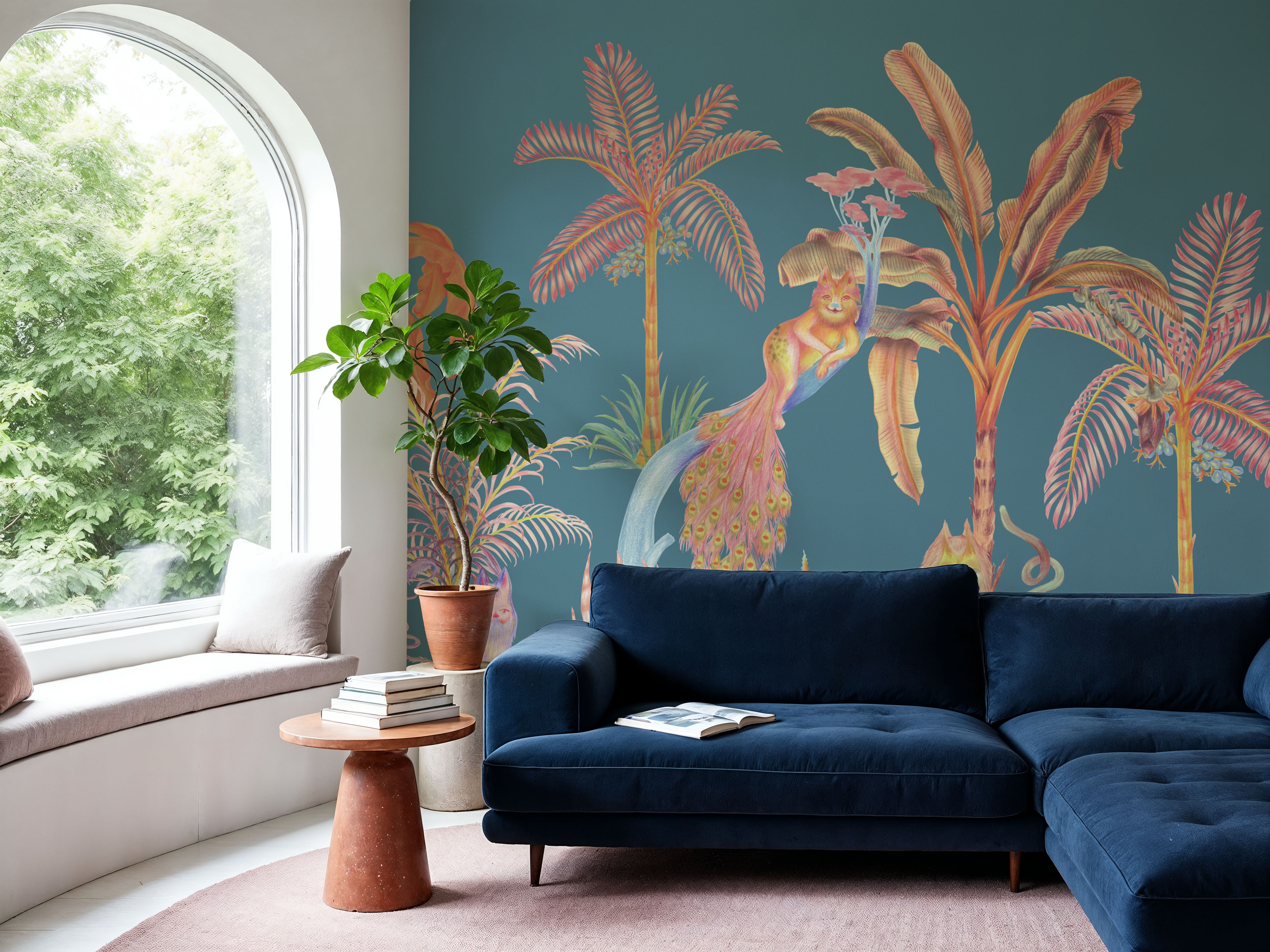 Colorful Jungle, Turqouise