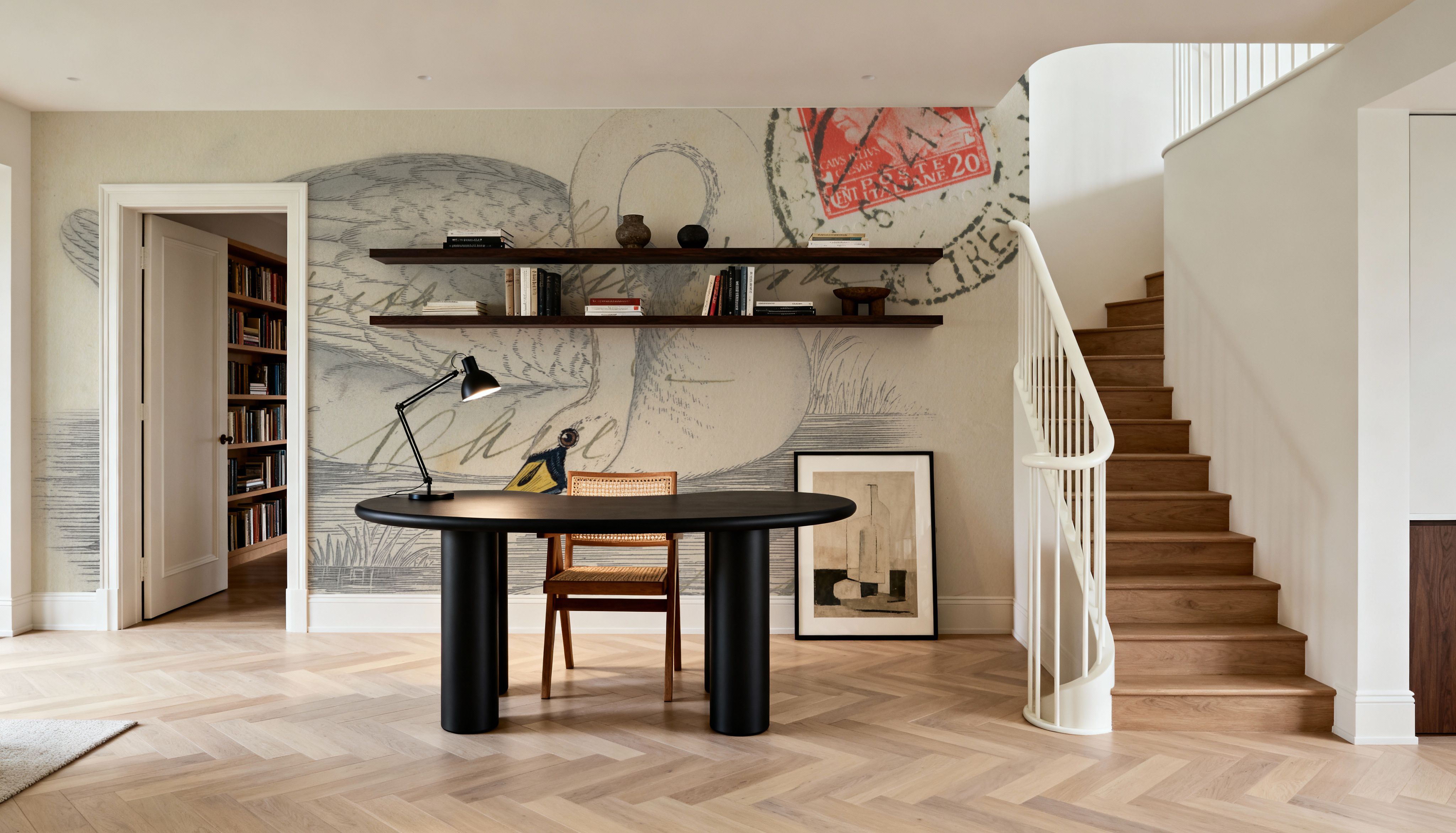 Vintage Swan, Wallpaper