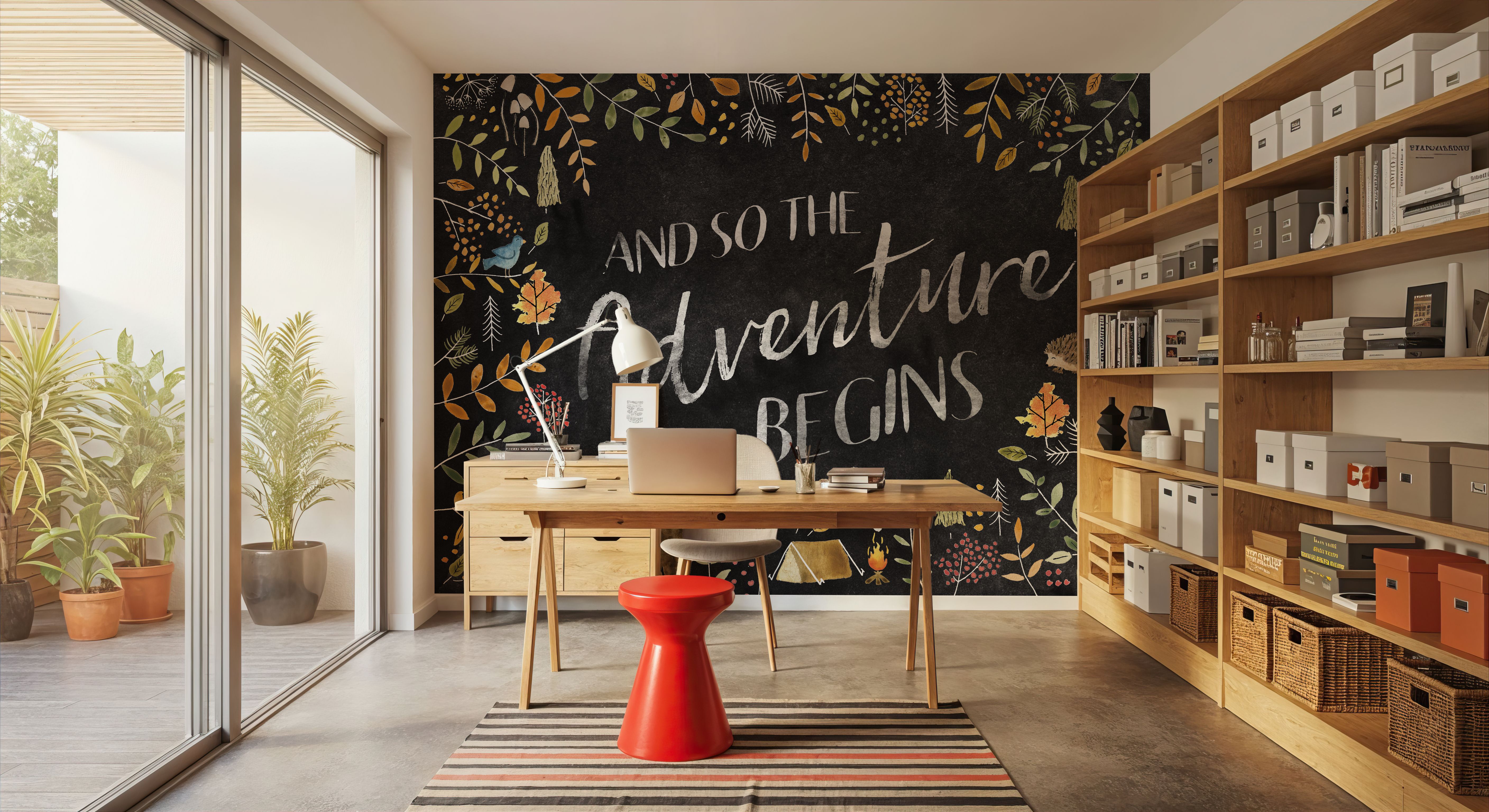 Woodland Whimsy I Black