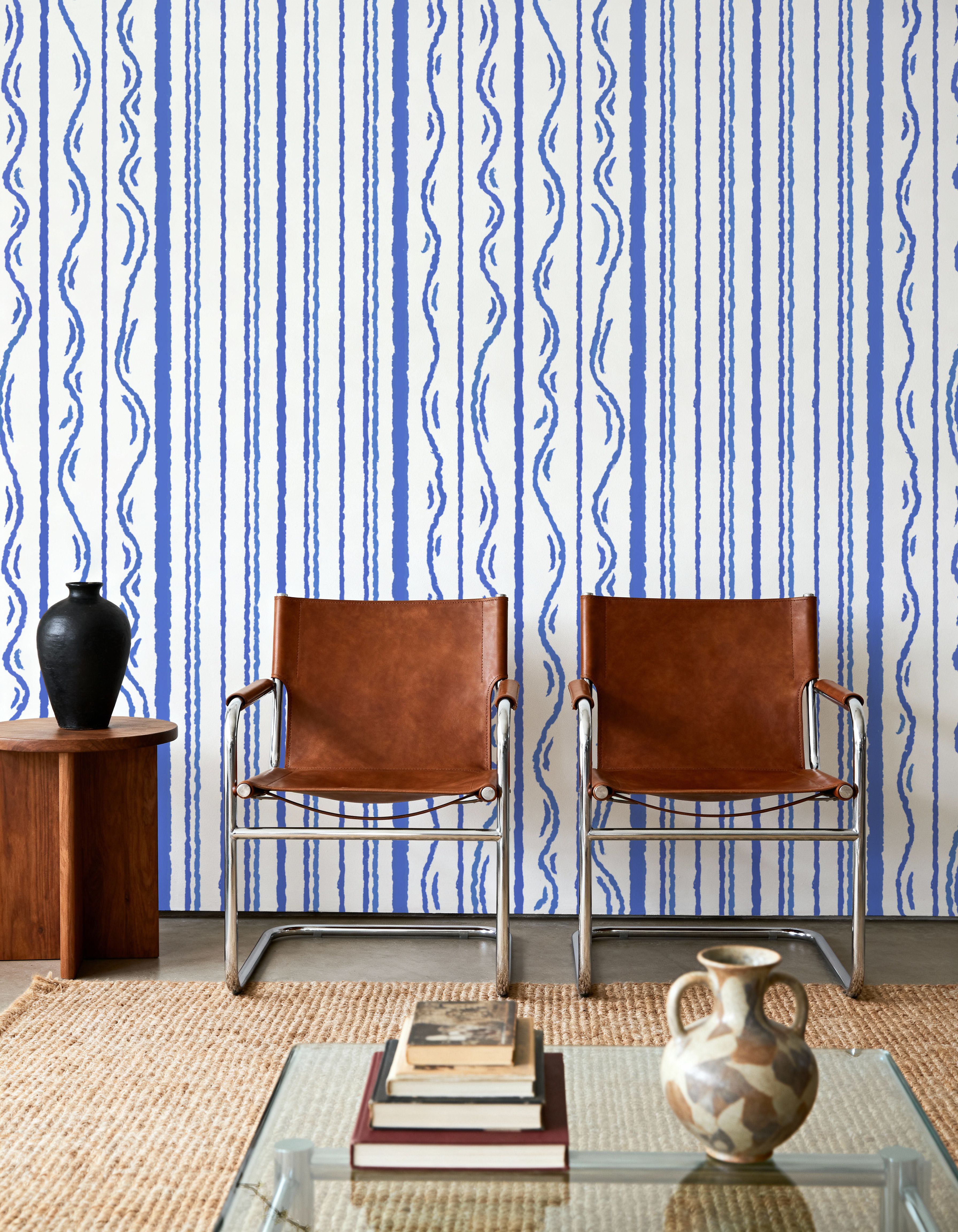 Blue Lines, Wallpaper