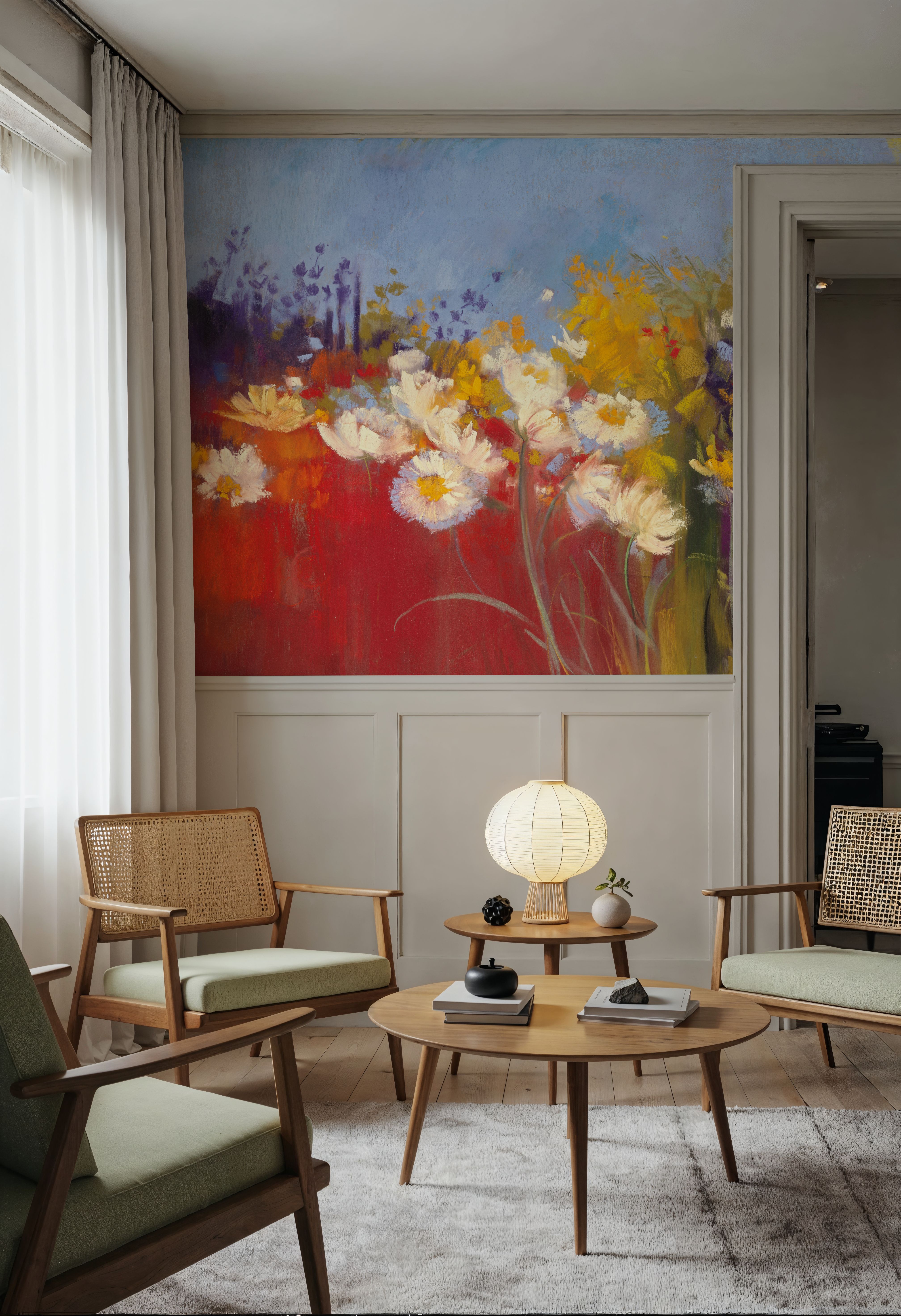 Contemporary Meadow Red