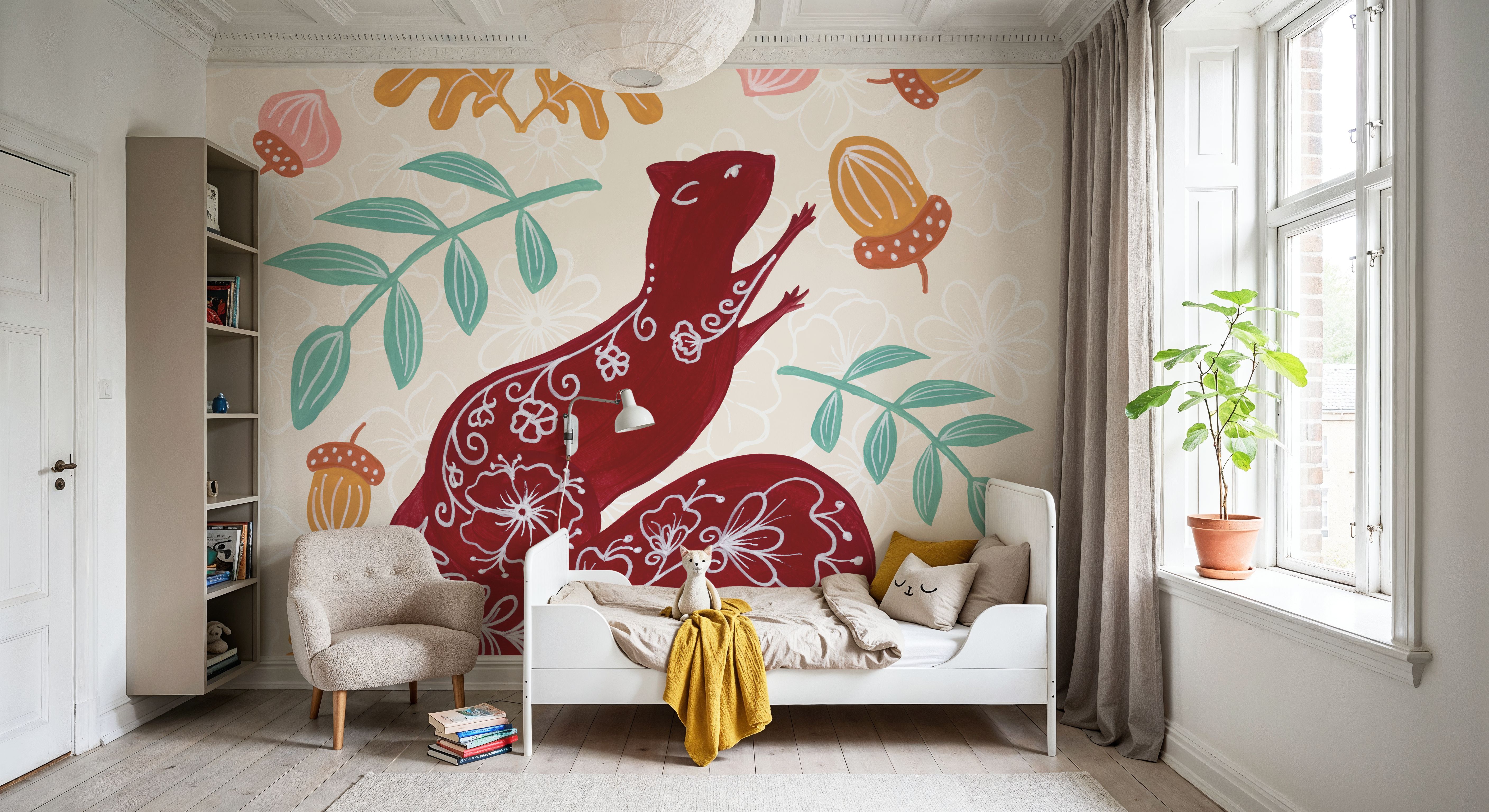 Gathering Acorns, Papier peint