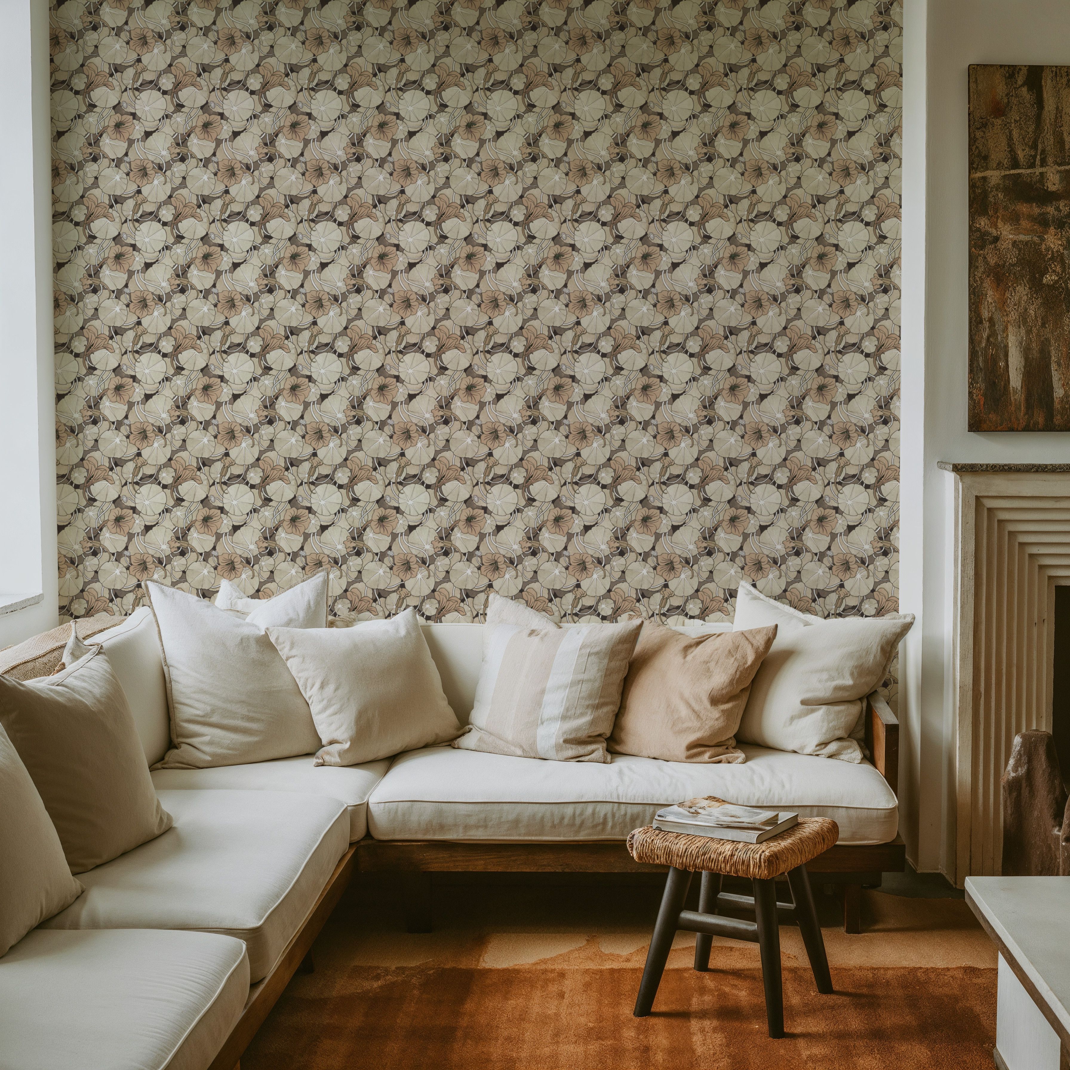 Nasturtium Verdure, Beige