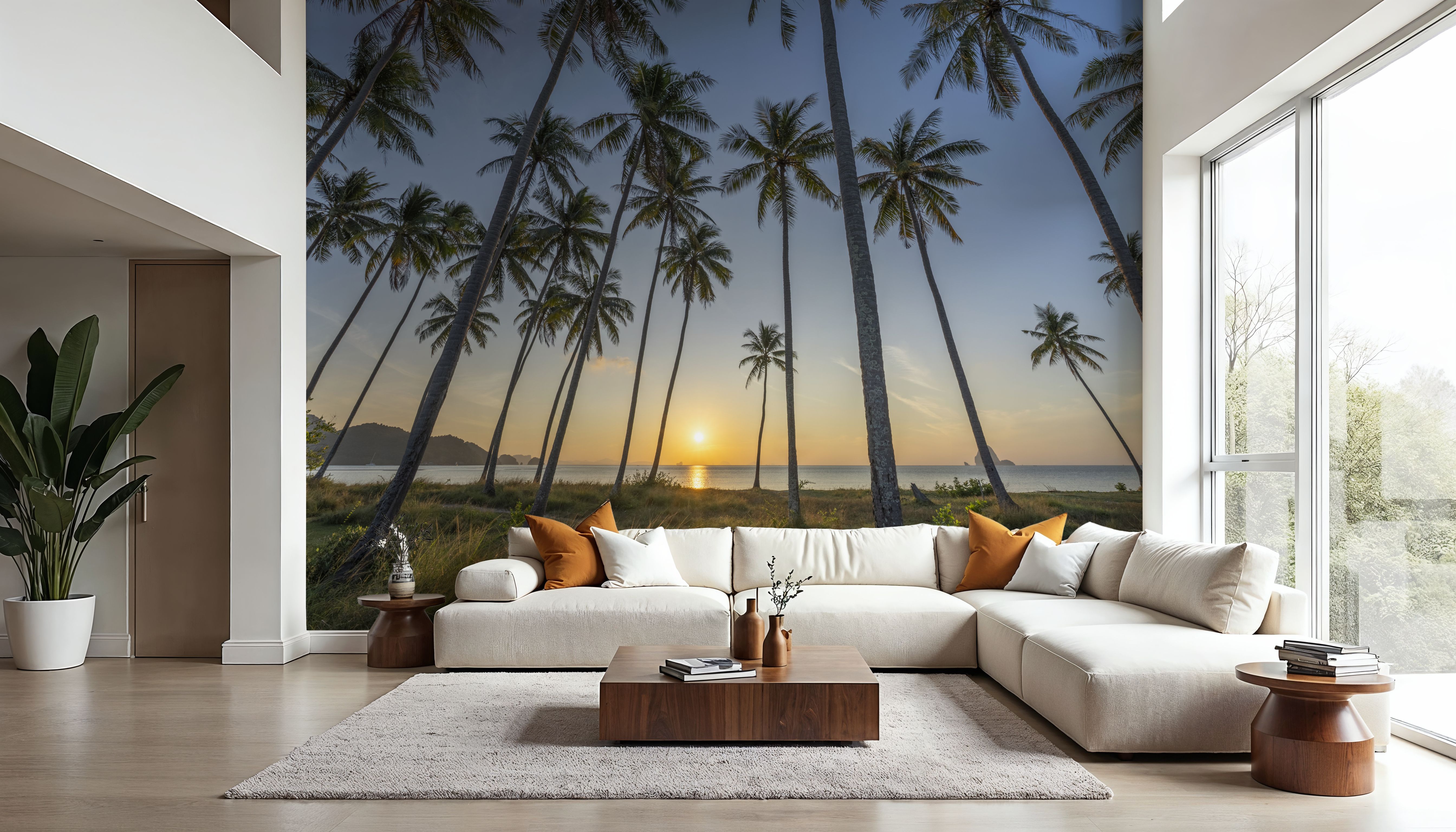 Golden Hour Palms