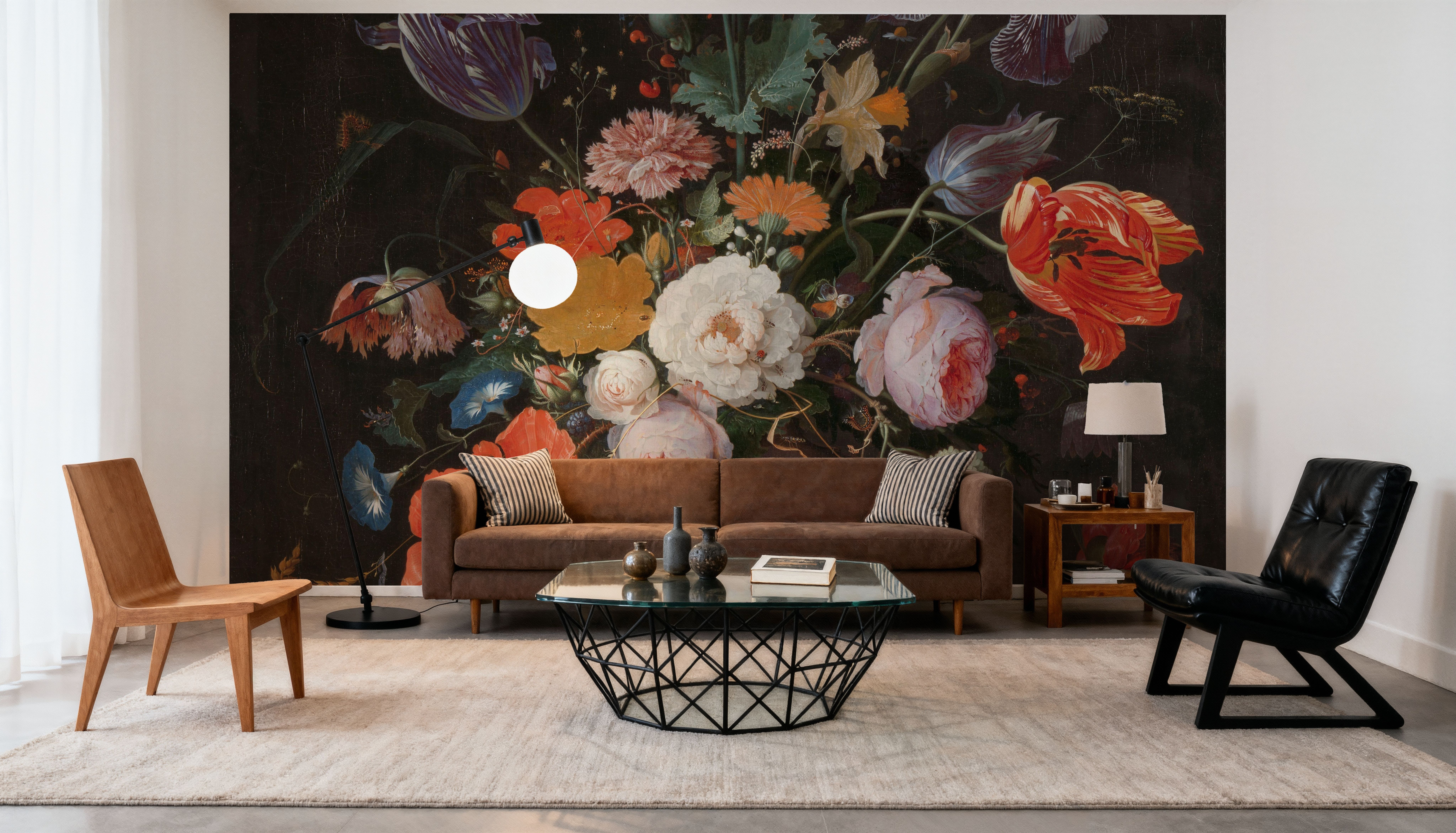 Still Life with Flowers And a Watch