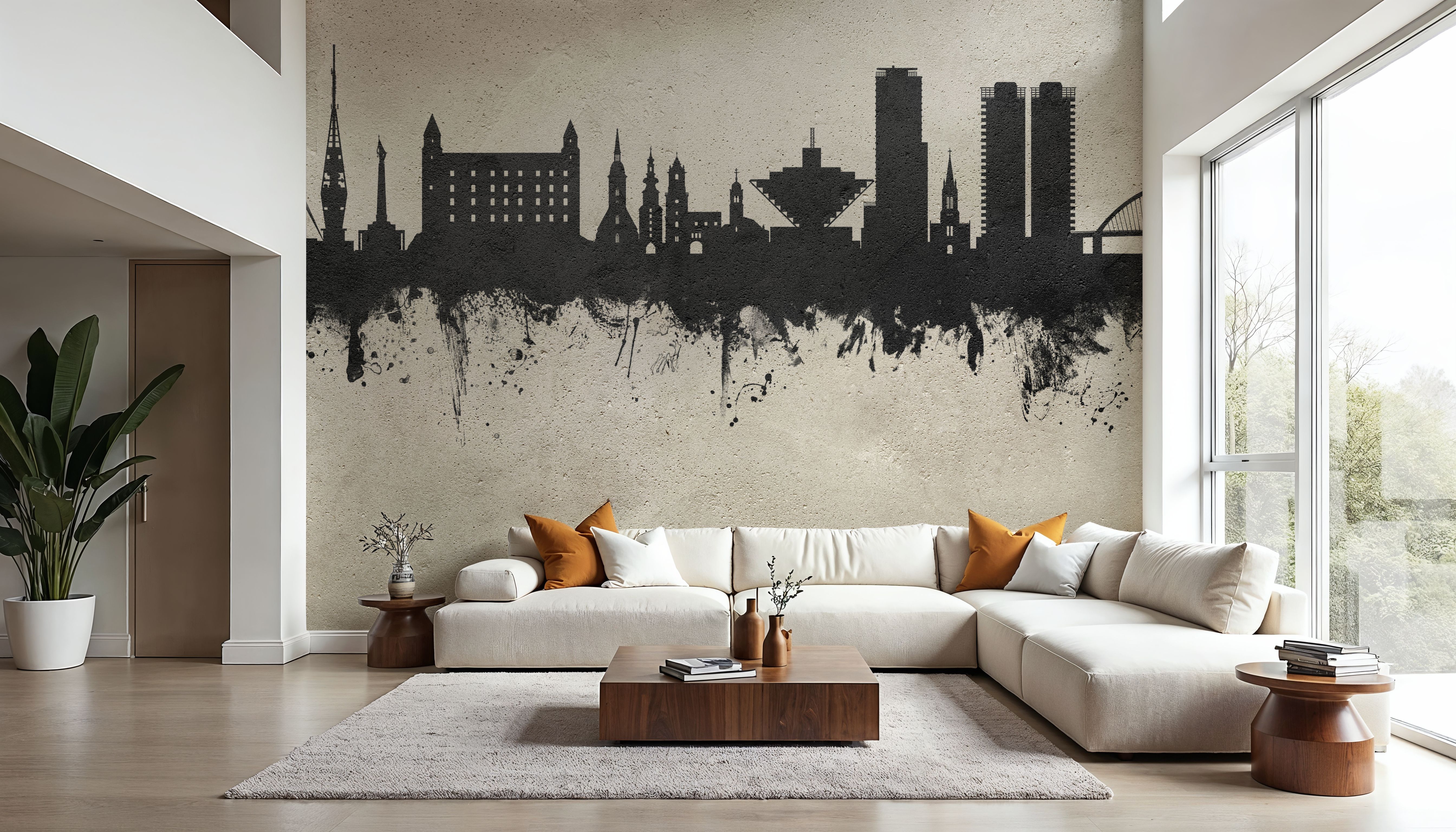 Bratislava Slovakia Skyline Concrete