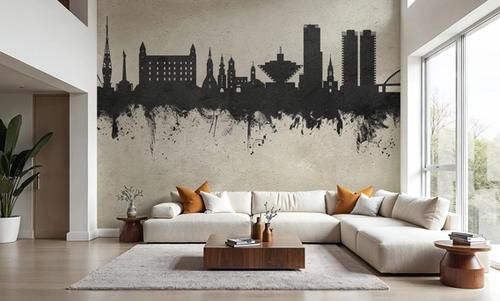Bratislava Slovakia Skyline Concrete