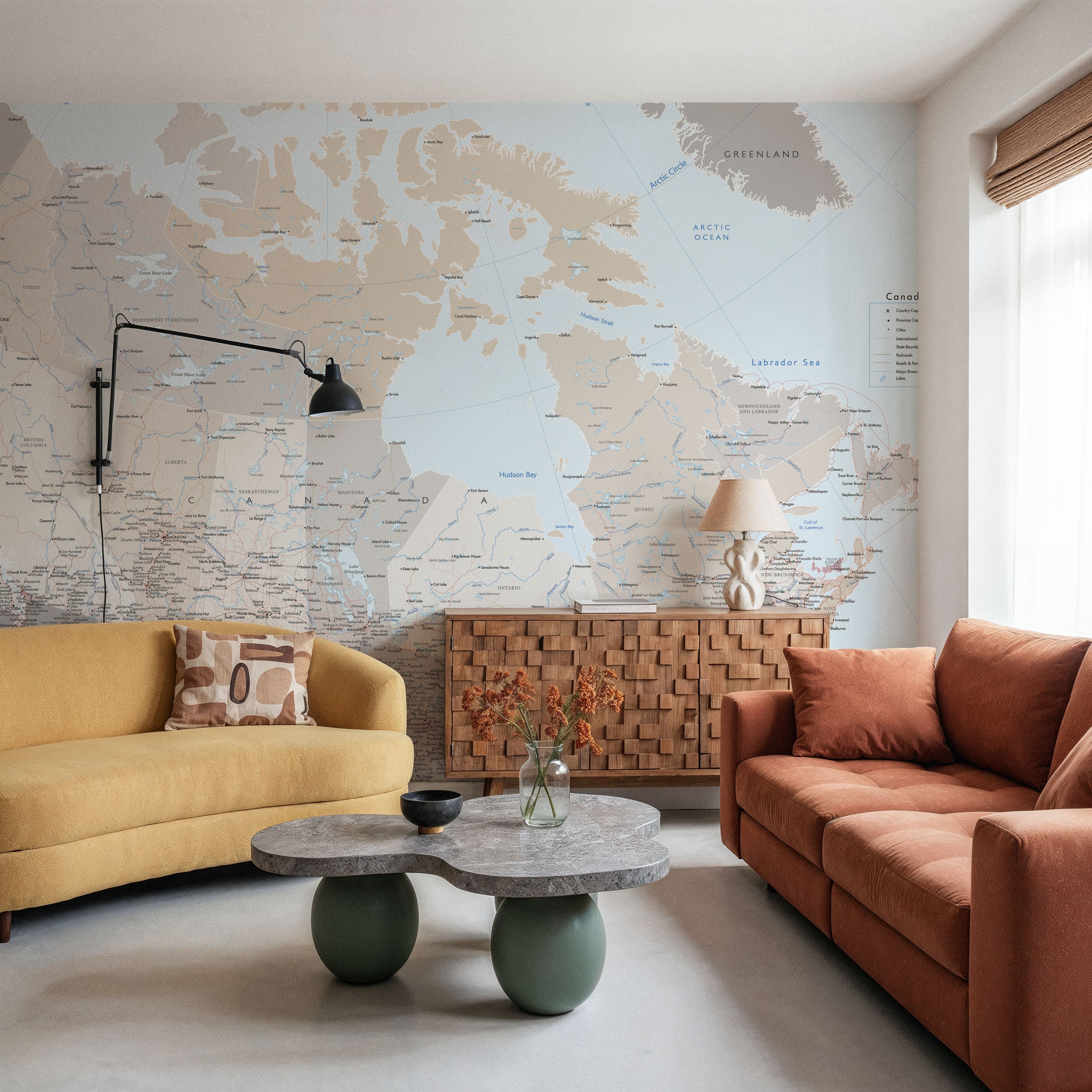 Canada Map Detailed - Lincoln