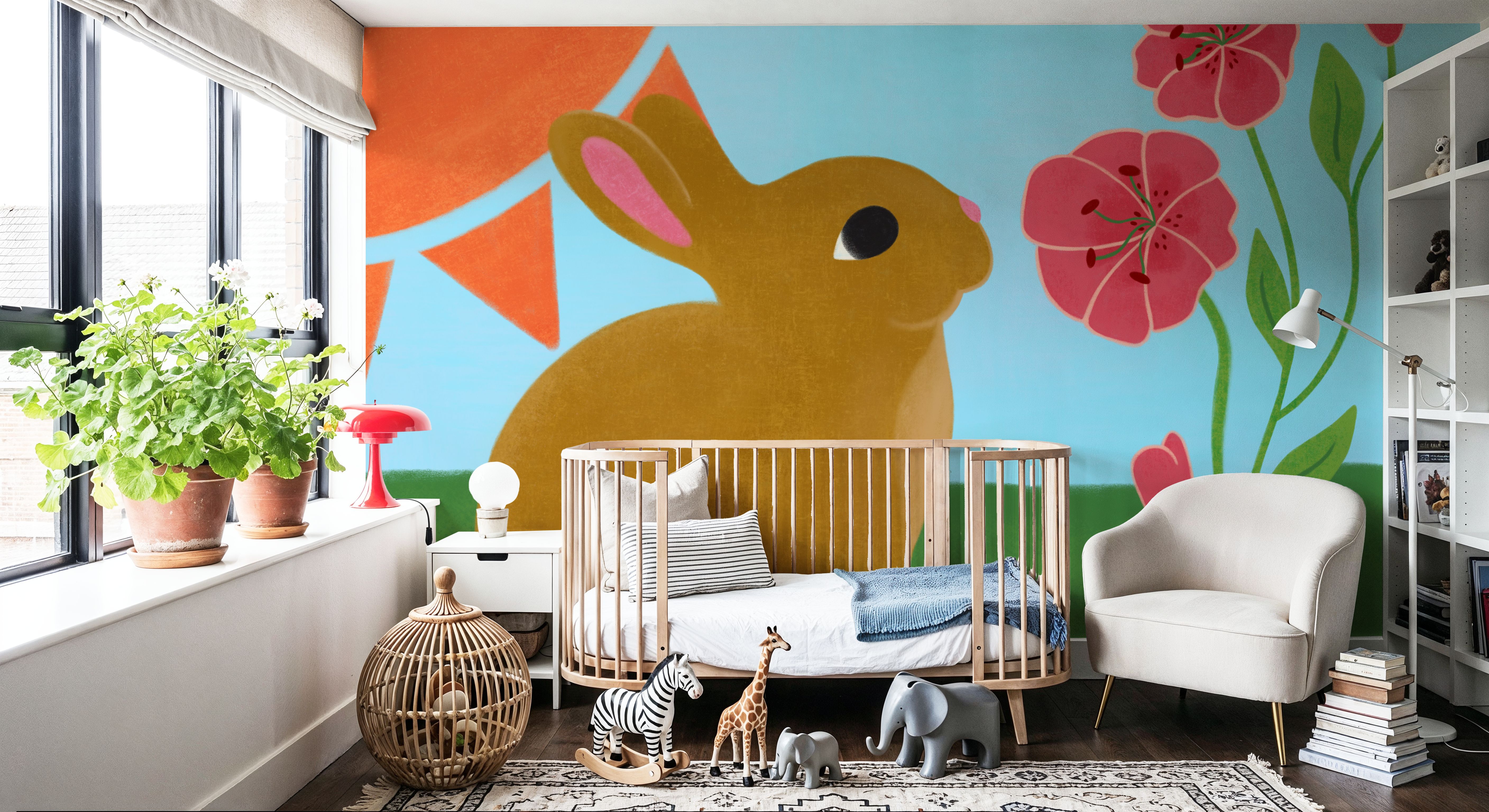 Retro Spring Bunny