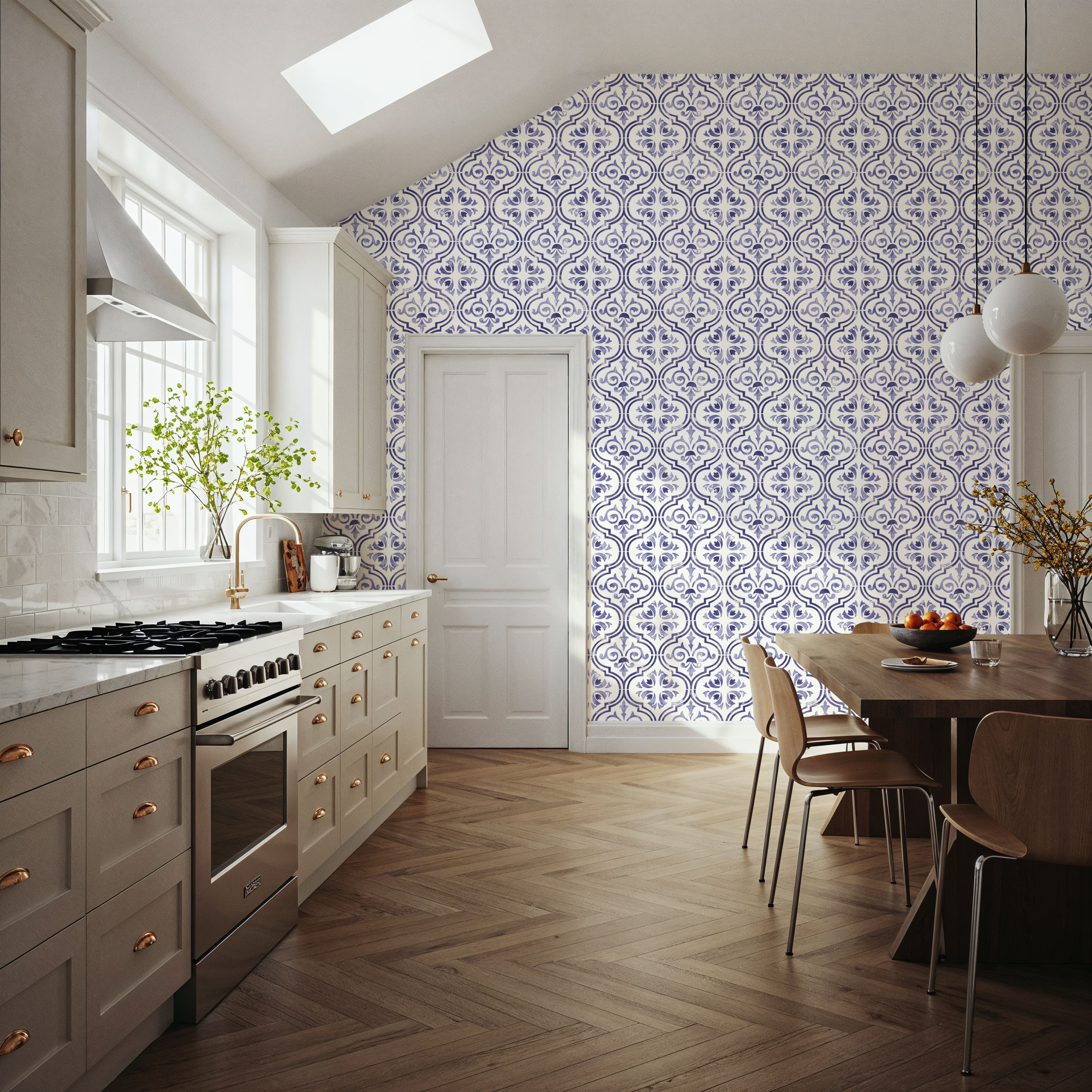 Botanical Blue Tiles