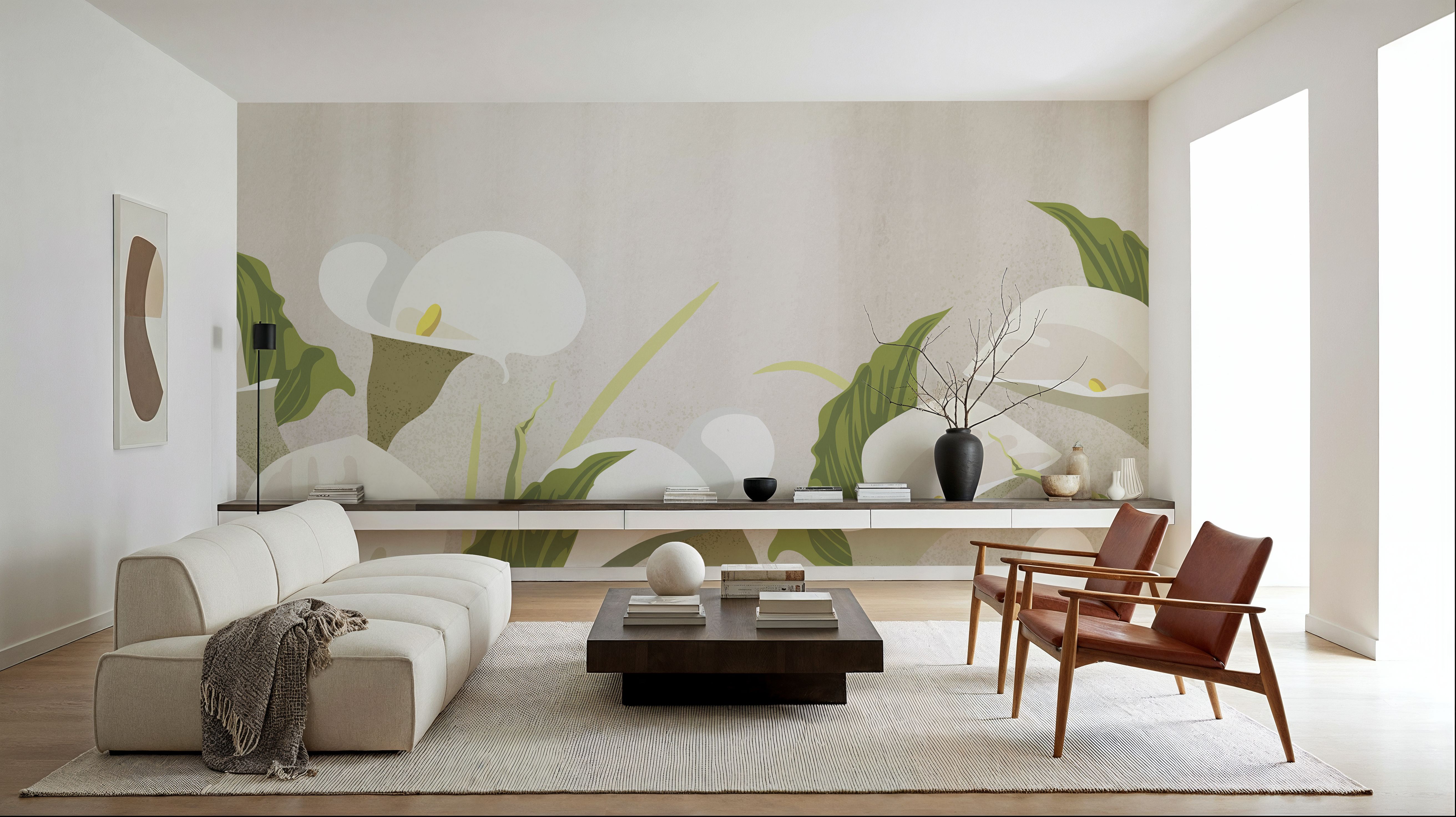 Cala Lily, Natural Wash, Tapet