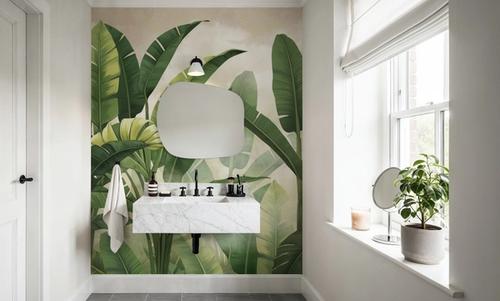 Banana Palms, Bright Green