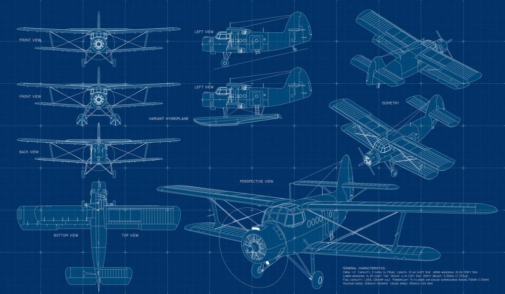 Hydroplane Blueprint