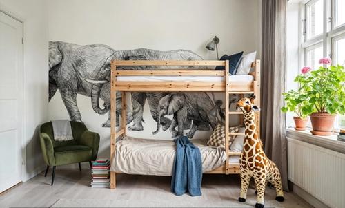 Safari Elephants Illustration