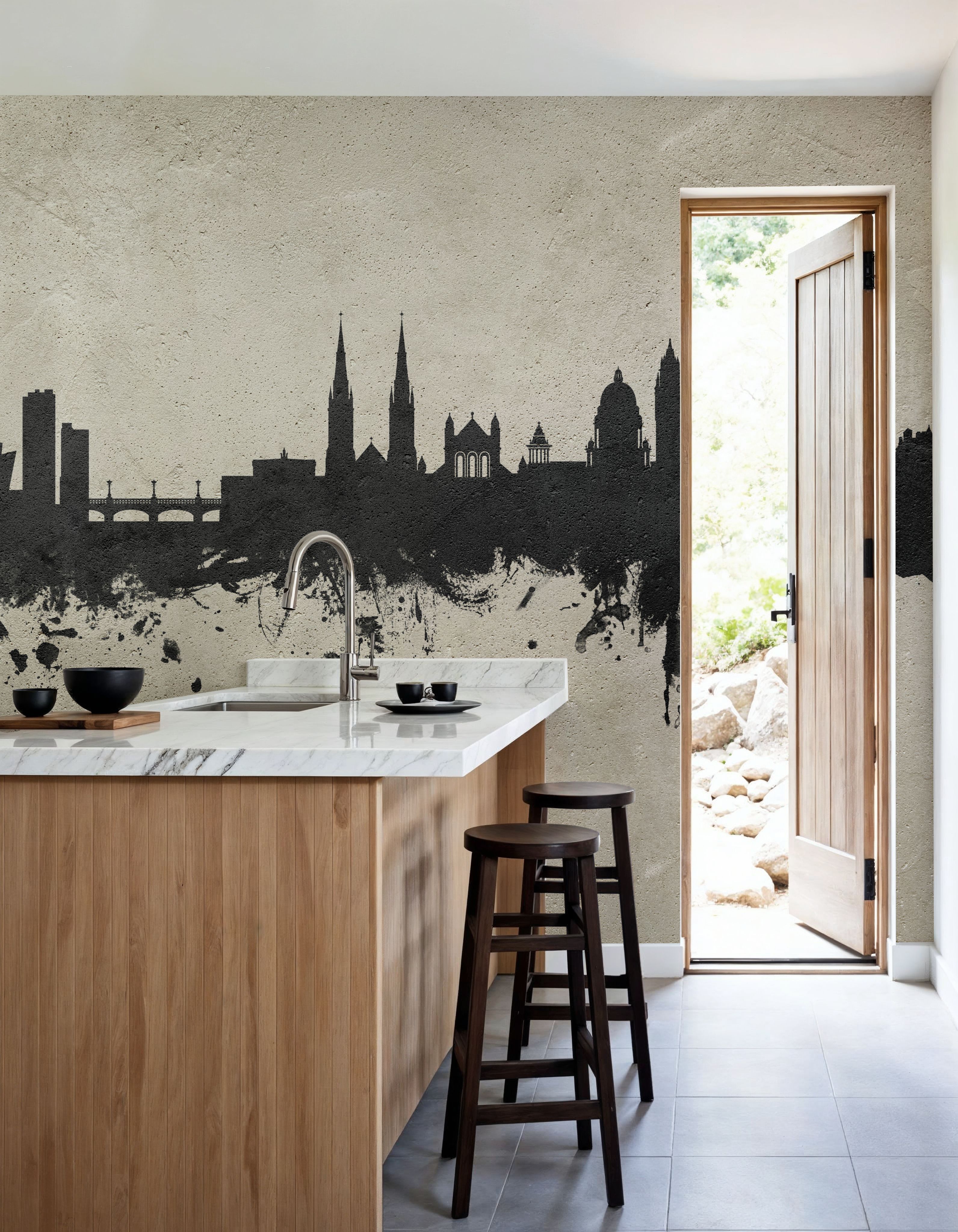 Belfast Northern Ireland Skyline Concrete