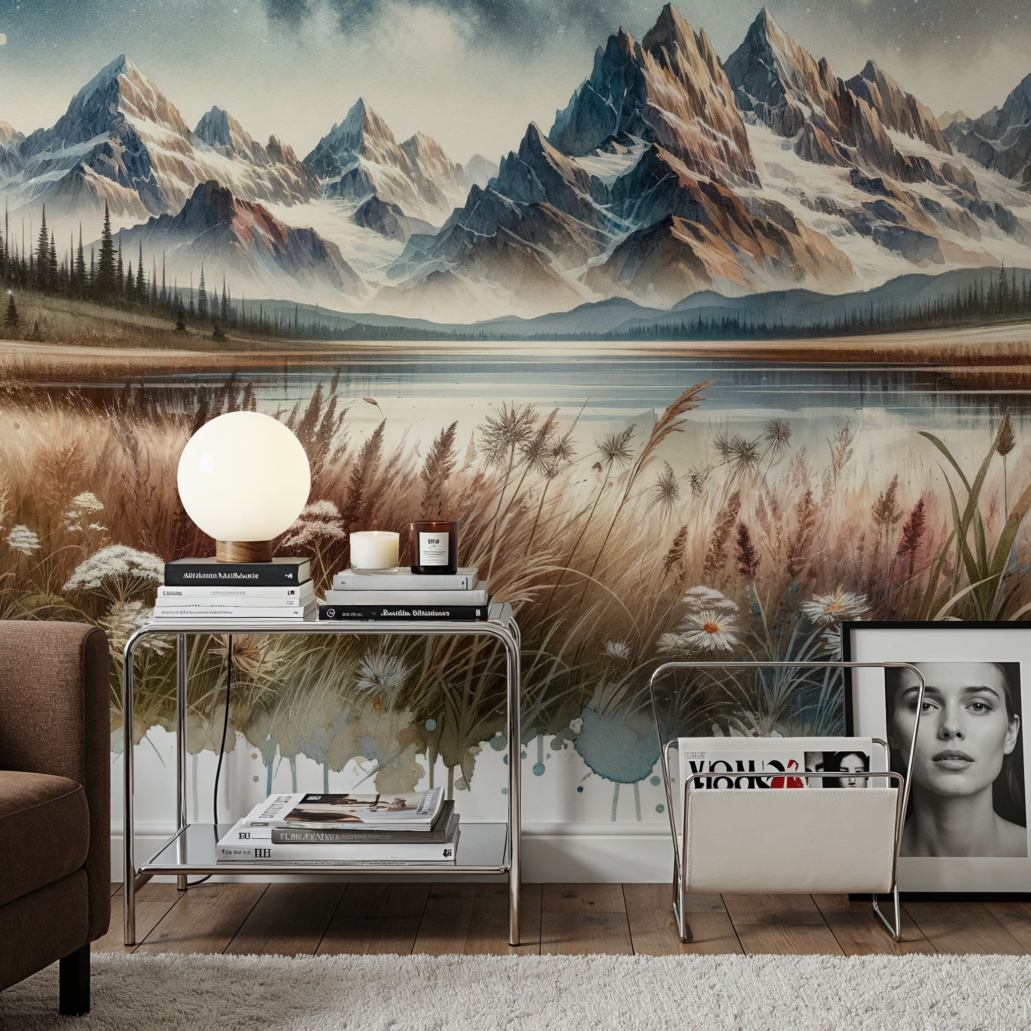 Starry Mountain Night