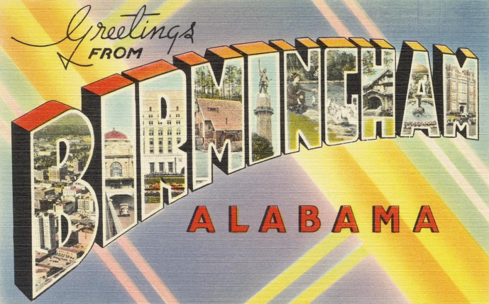 Greetings from Birmingham - Screenprint Postcard