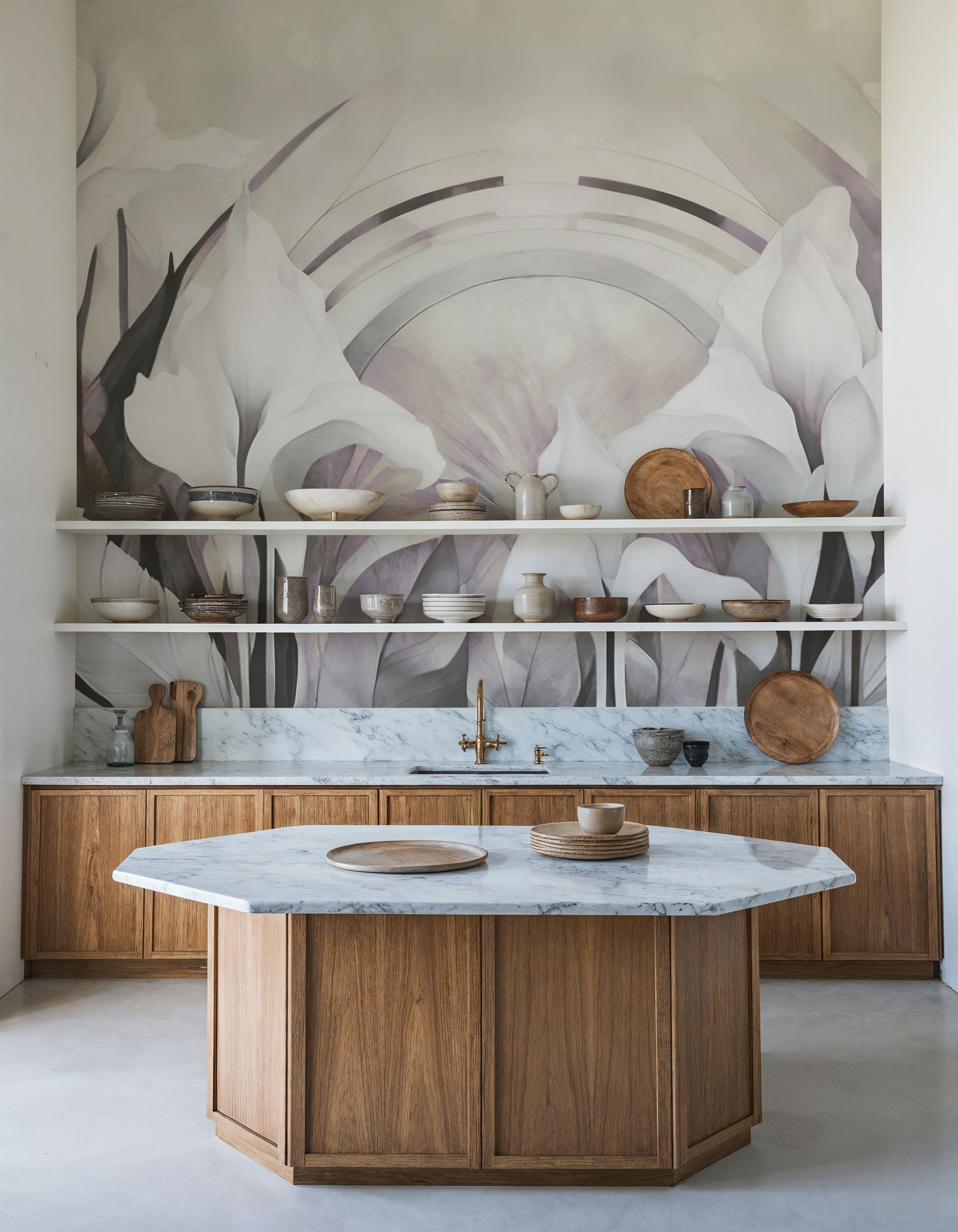 Irises and Feathers Smoke