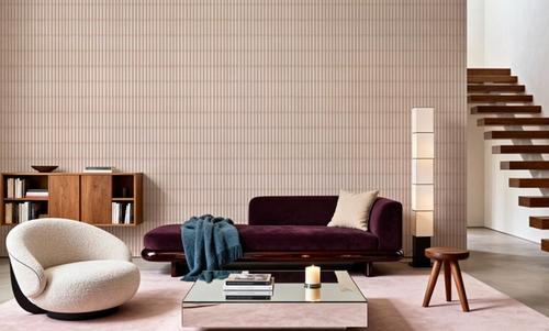 Bamboo Stripes, Blush