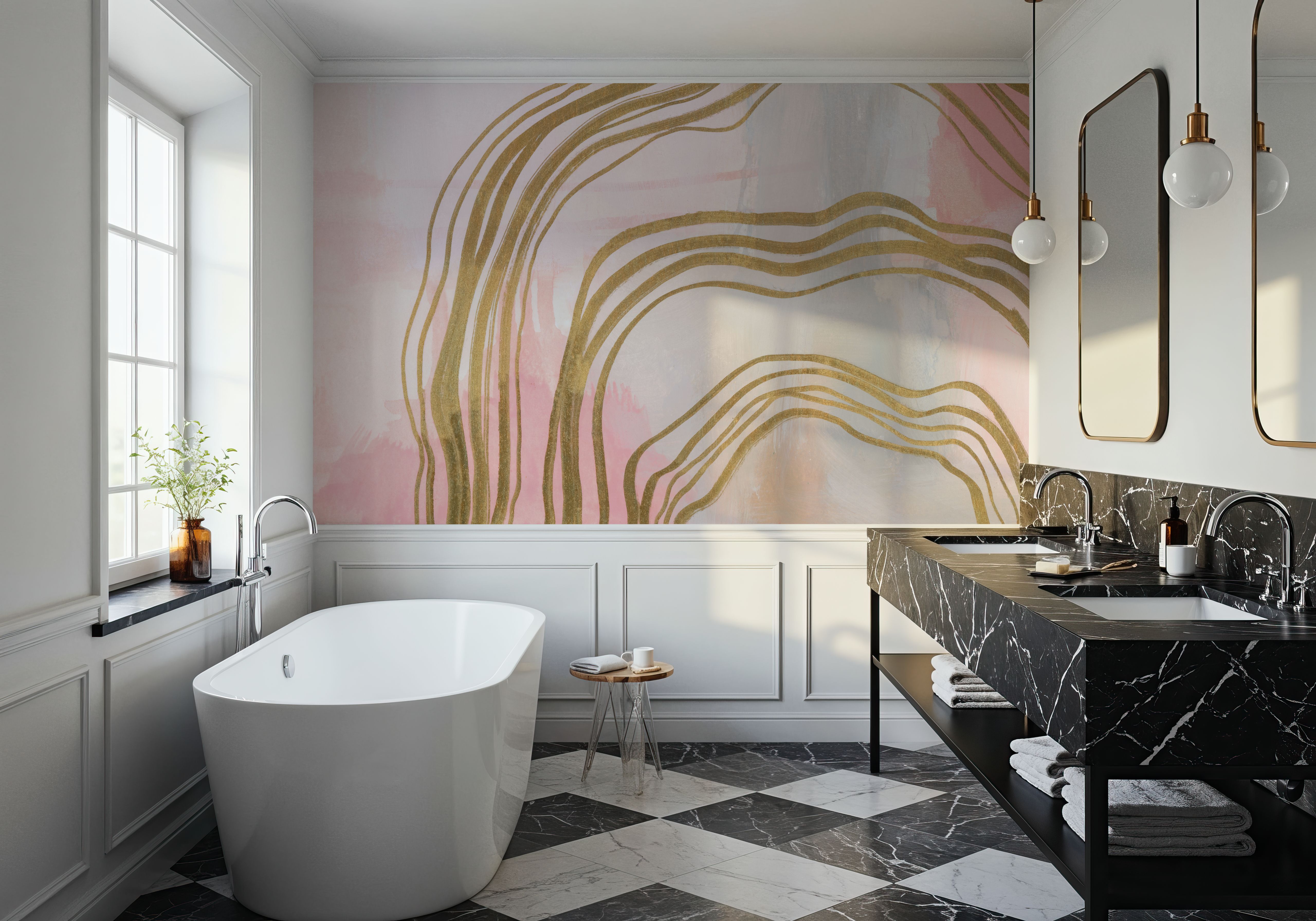 Pink and Bright Abstract I