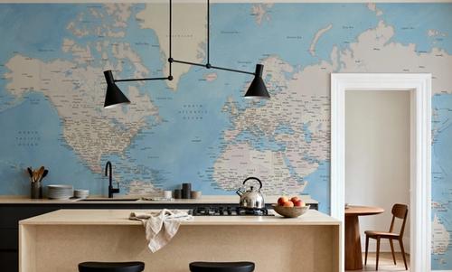 World Map Cities - Benning
