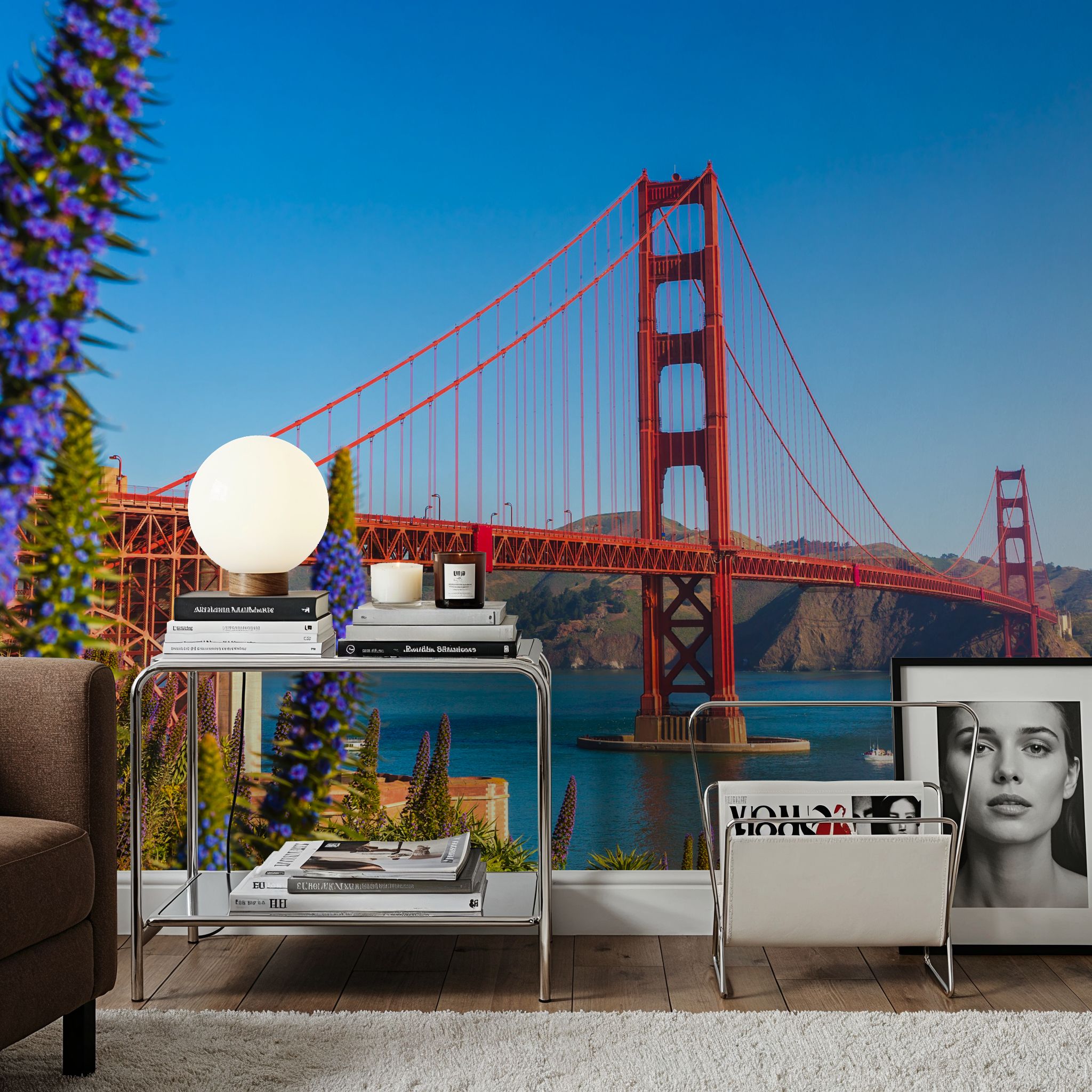 Floral Golden gate