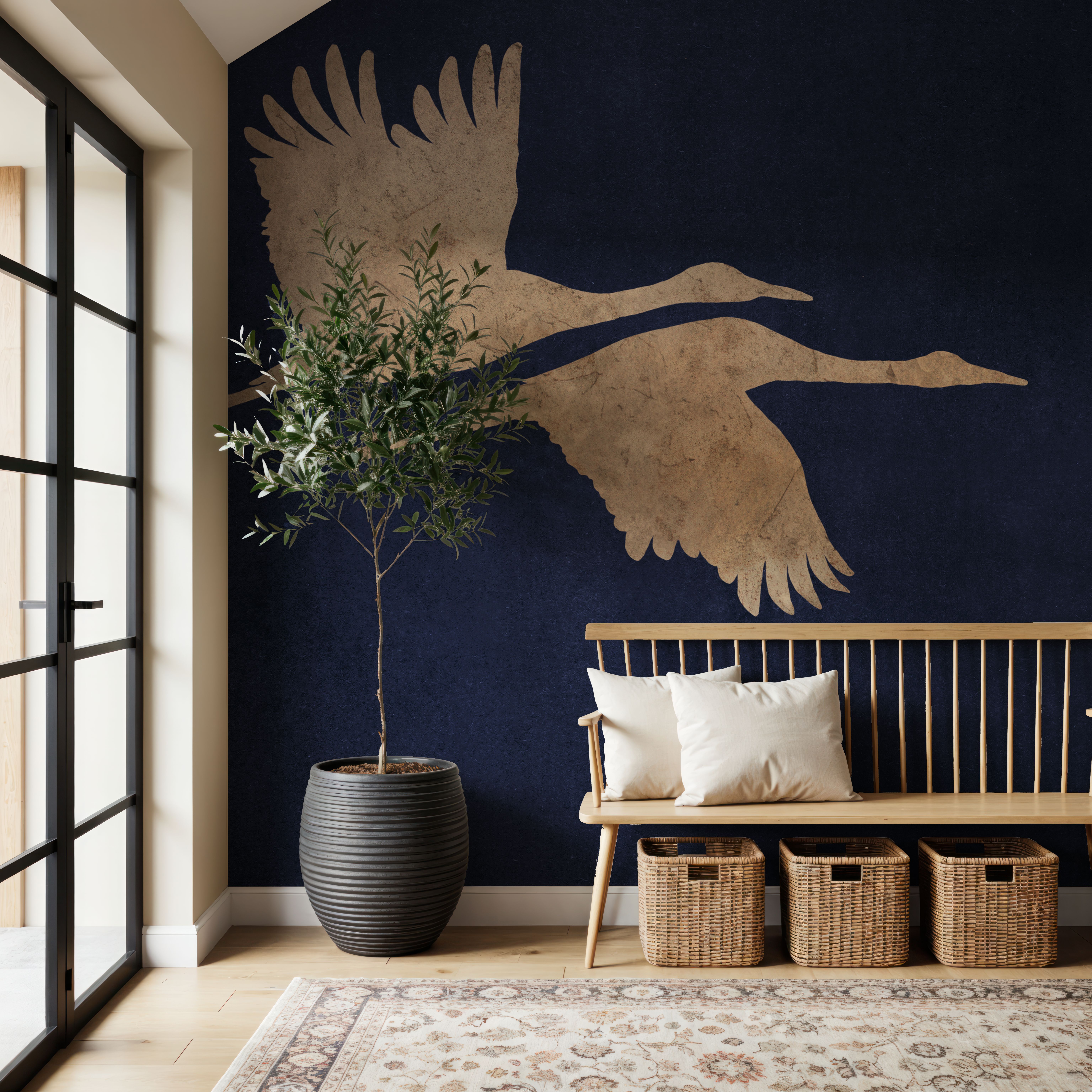Herons in Flight