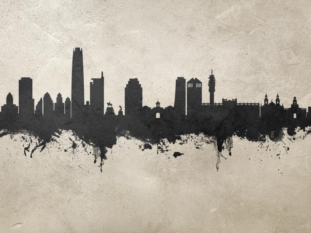 Santiago de Chile Skyline Concrete